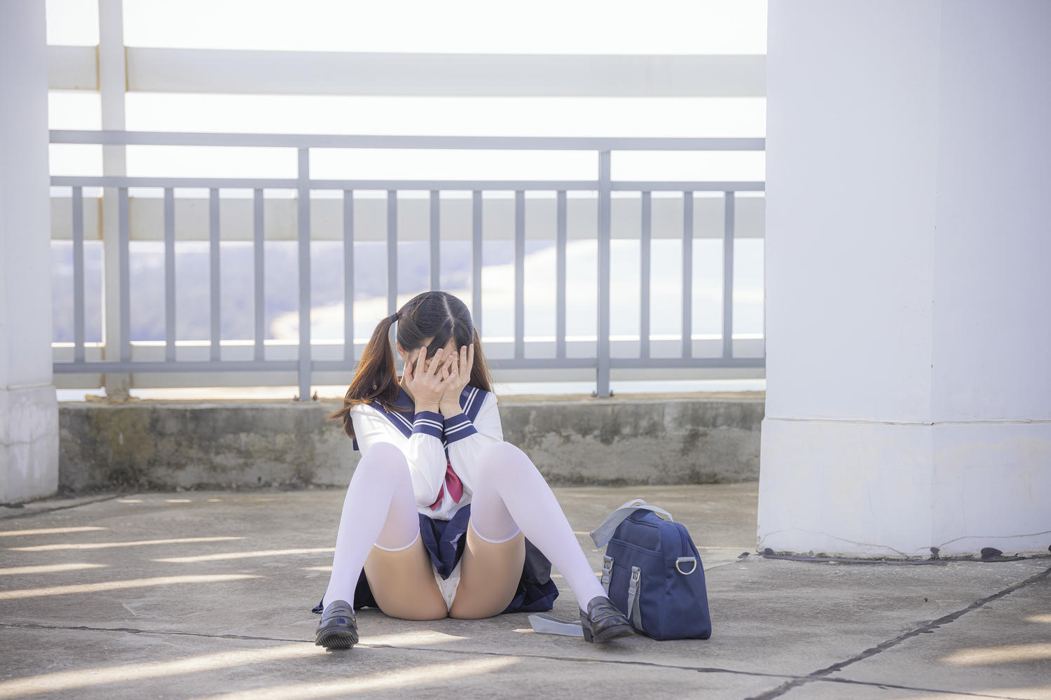NAGESA魔物喵 NO.119 2023年01月 [137P11G29V-1.13GB]-2023-01-07 ☘️jkちゃんの屋上露出１ [18P-47.95MB]_第1集