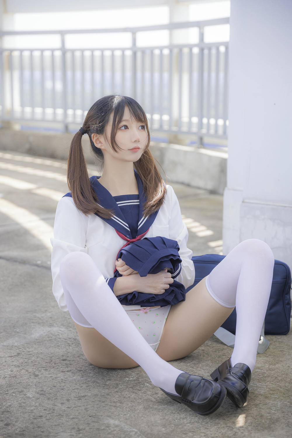 NAGESA魔物喵 NO.119 2023年01月 [137P11G29V-1.13GB]-2023-01-07 ☘️jkちゃんの屋上露出１ [18P-47.95MB]_第1集