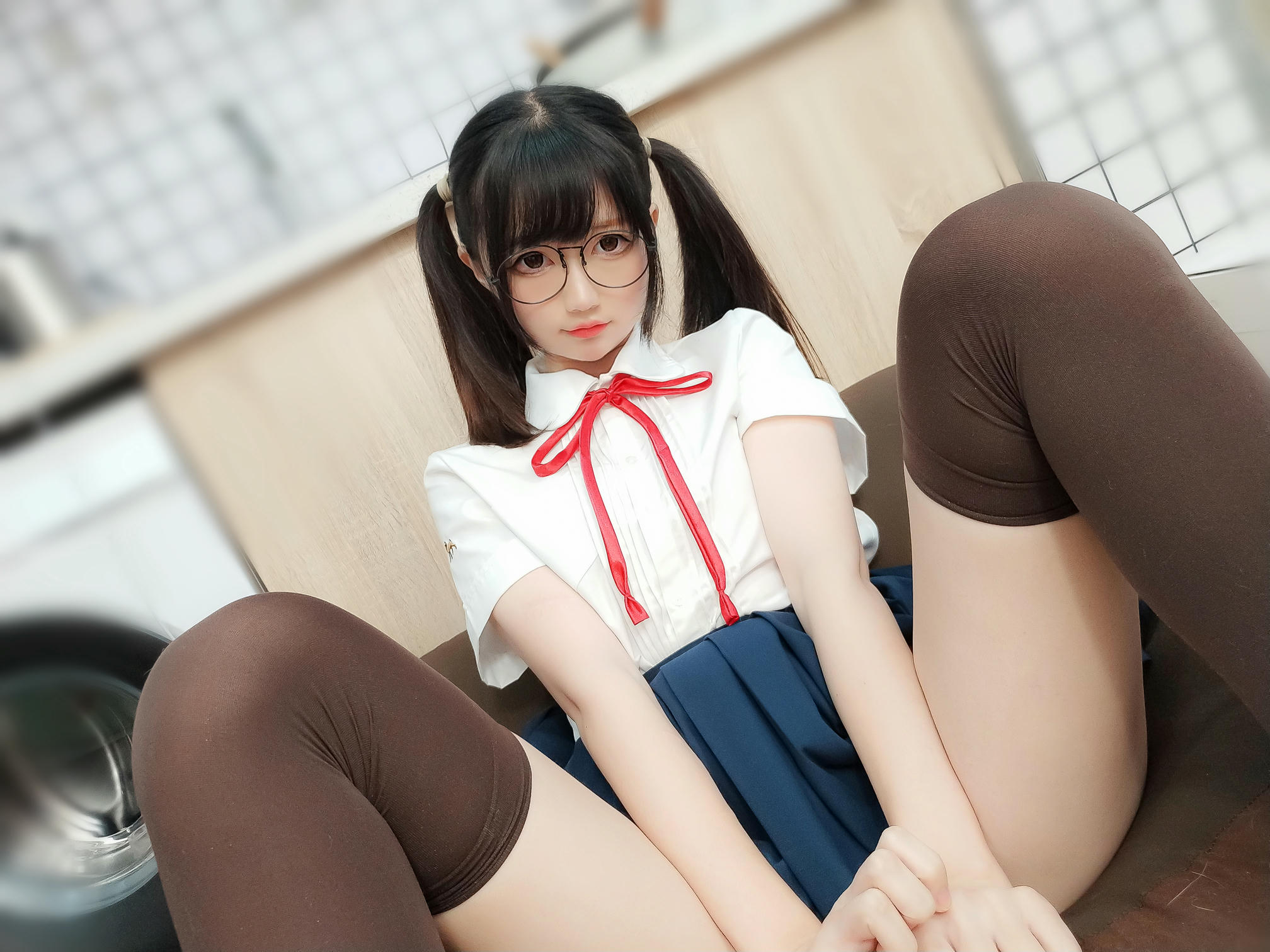 NAGESA魔物喵 NO.064 流出放课动粉鲍 娇小身躯颤抖不已35P1V-p_第2集