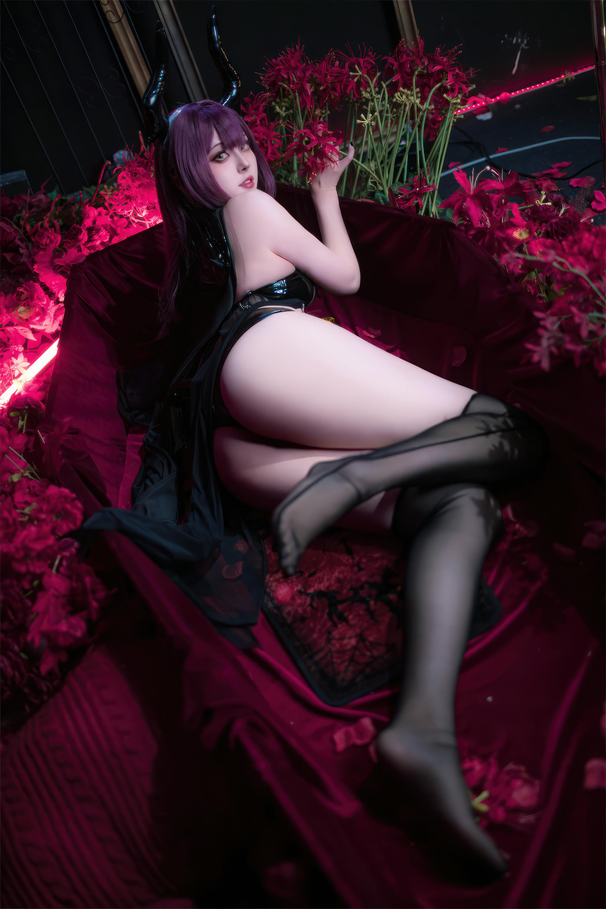 Natsuko夏夏子 NO.045 碧蓝航线 德文郡魅魔 [90P+6V／1.05GB]_第2集