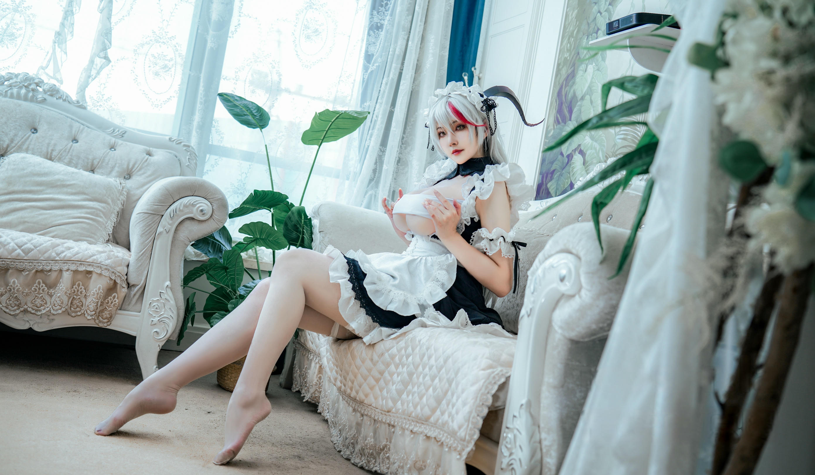 Natsuko夏夏子 NO.047 碧蓝航线 埃吉尔 龙女仆[17P 97.8M]_第1集