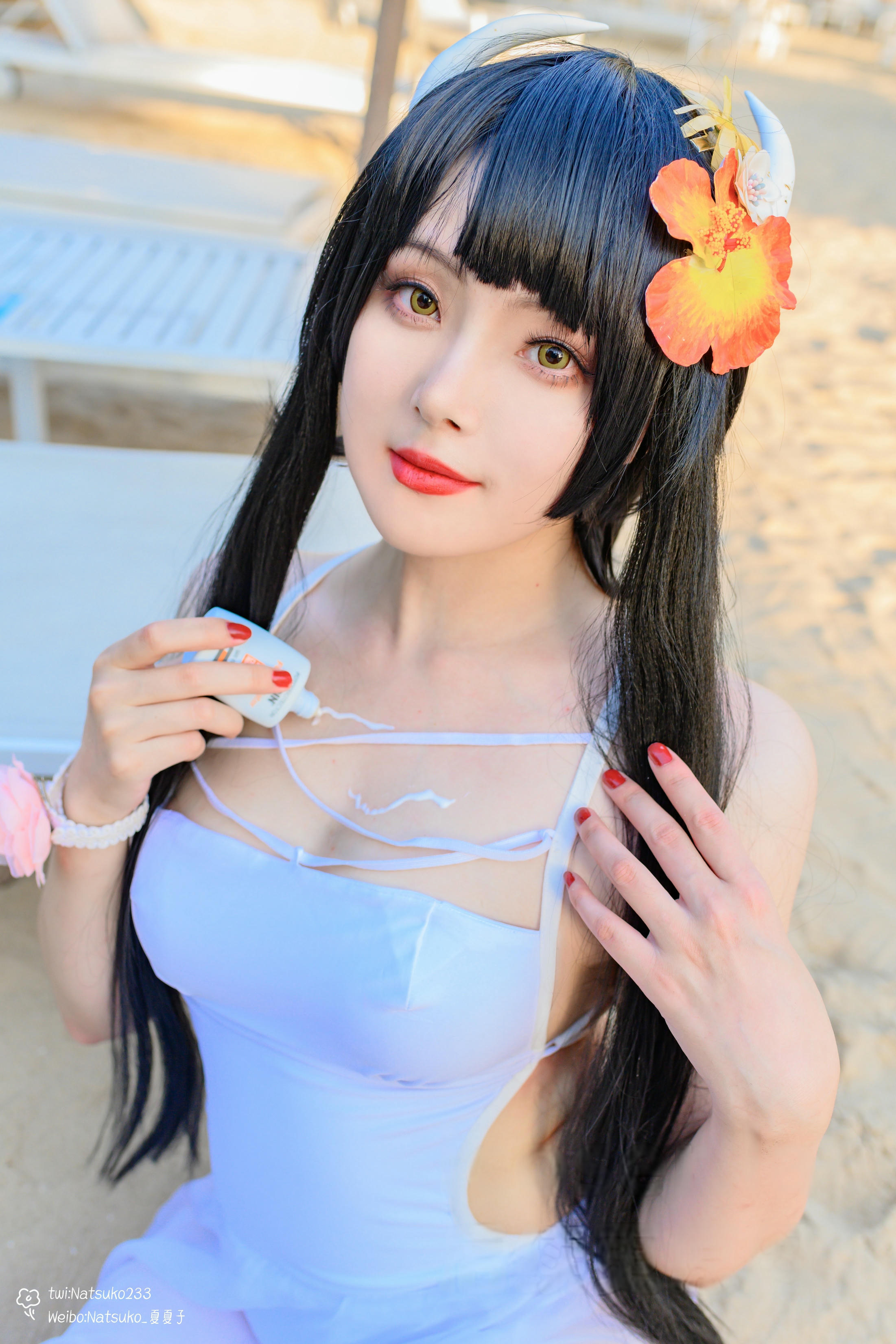 Natsuko夏夏子 NO.052 碧蓝航线 比叡泳装[55P-464.1M]_第3集