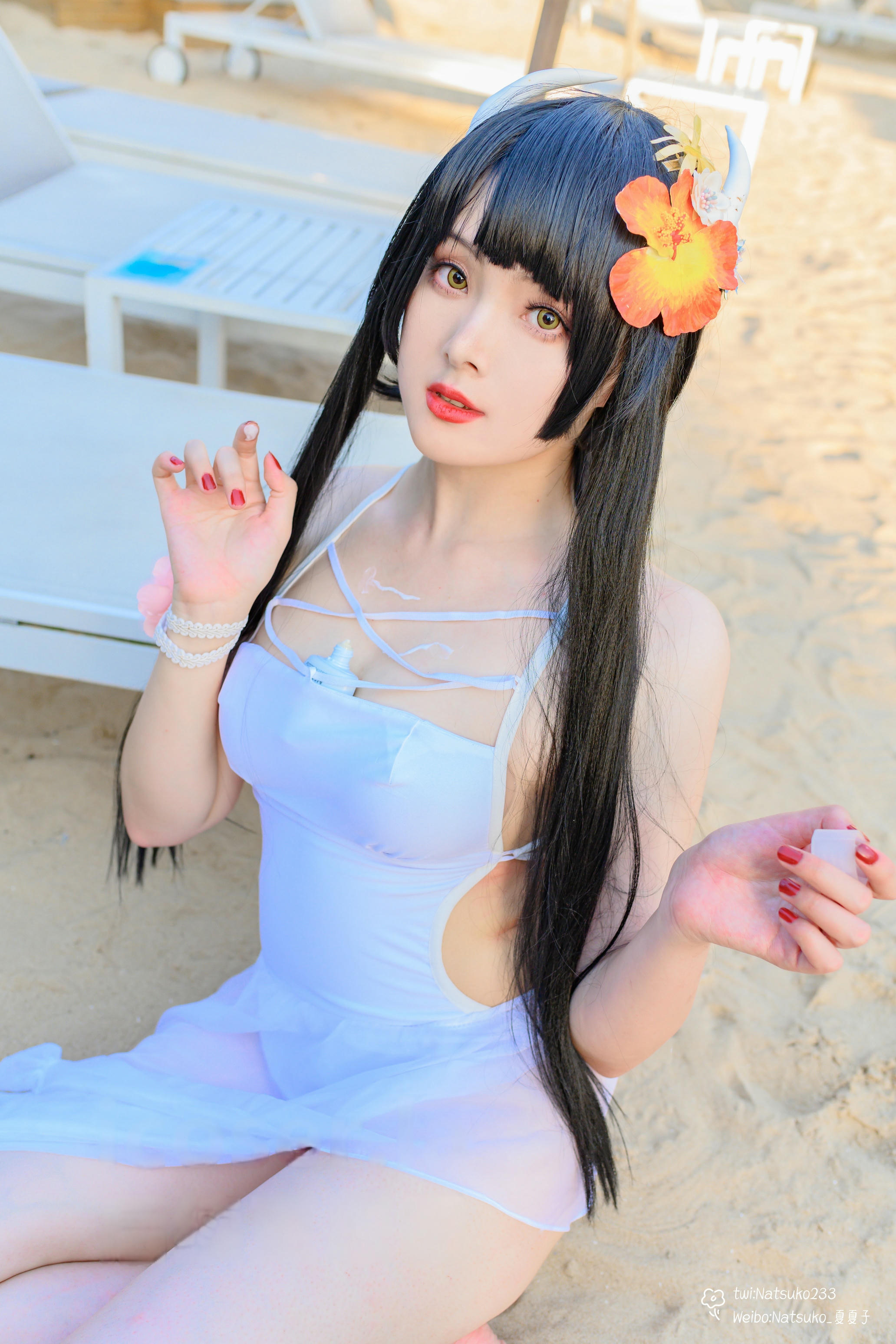 Natsuko夏夏子 NO.052 碧蓝航线 比叡泳装[55P-464.1M]_第3集