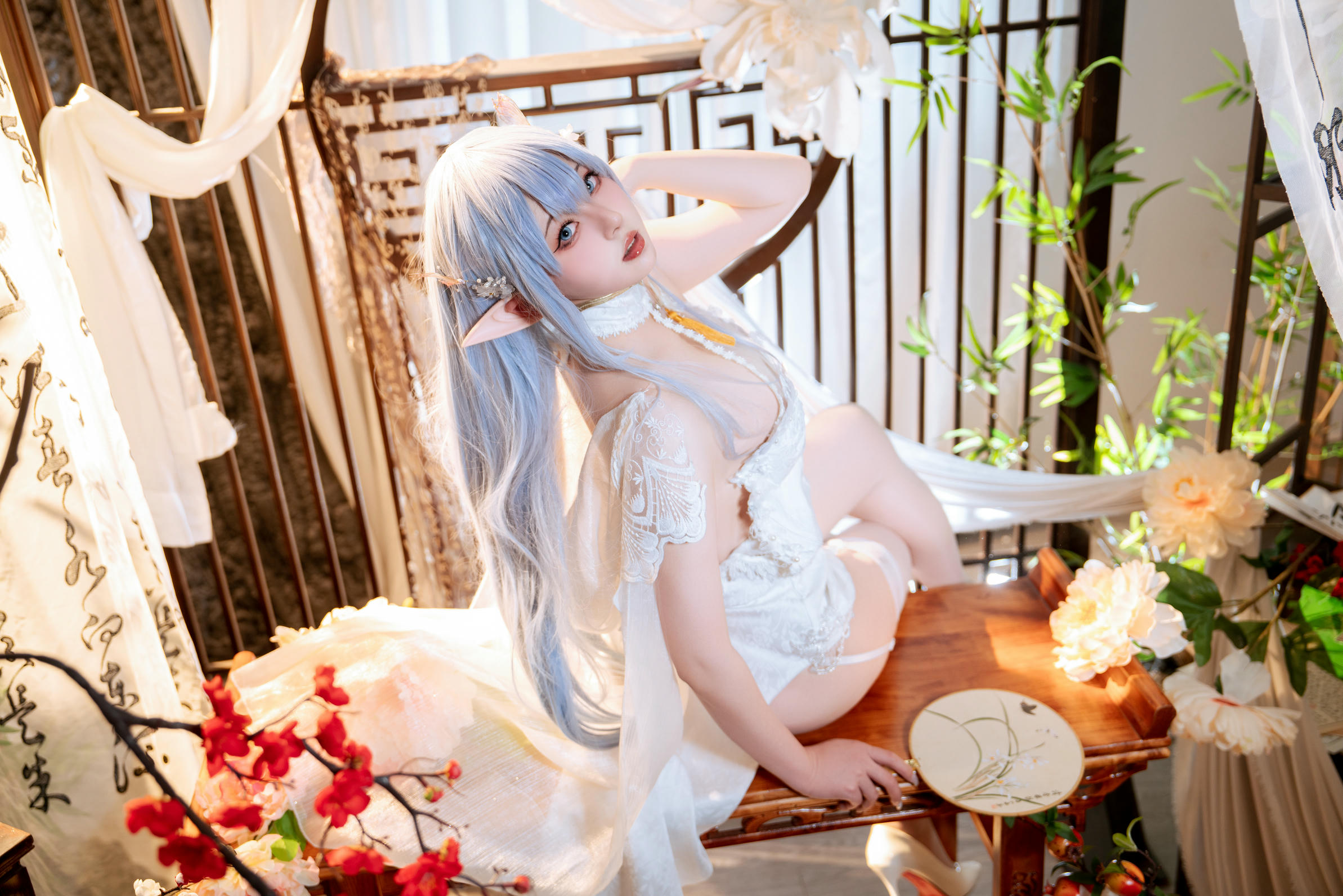 Natsuko夏夏子 NO.074 碧蓝航线 阿尔比恩旗袍[52P-452.8M]_第2集
