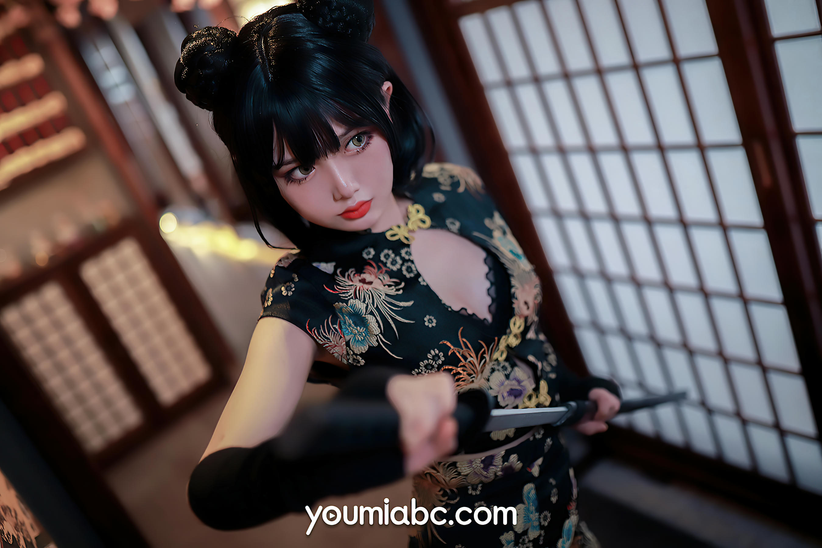 您的蛋蛋 NO.018 [YouMi尤蜜] 2020.12.12 旗袍武士娘[33P-650MB]_第1集