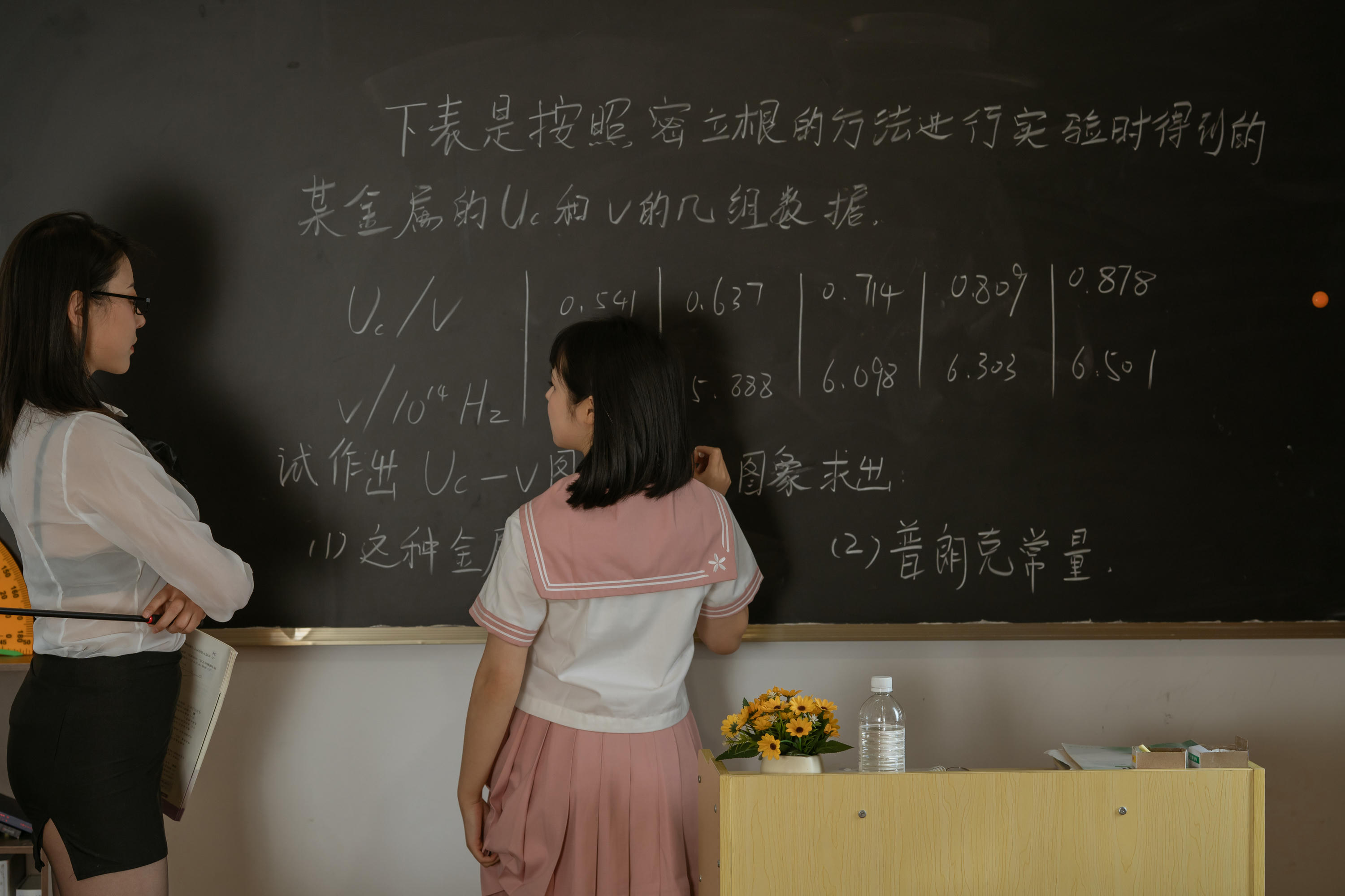奈汐酱nice NO.064 &七月喵子 放学后的补习[72P-1V-591.8M]_第1集