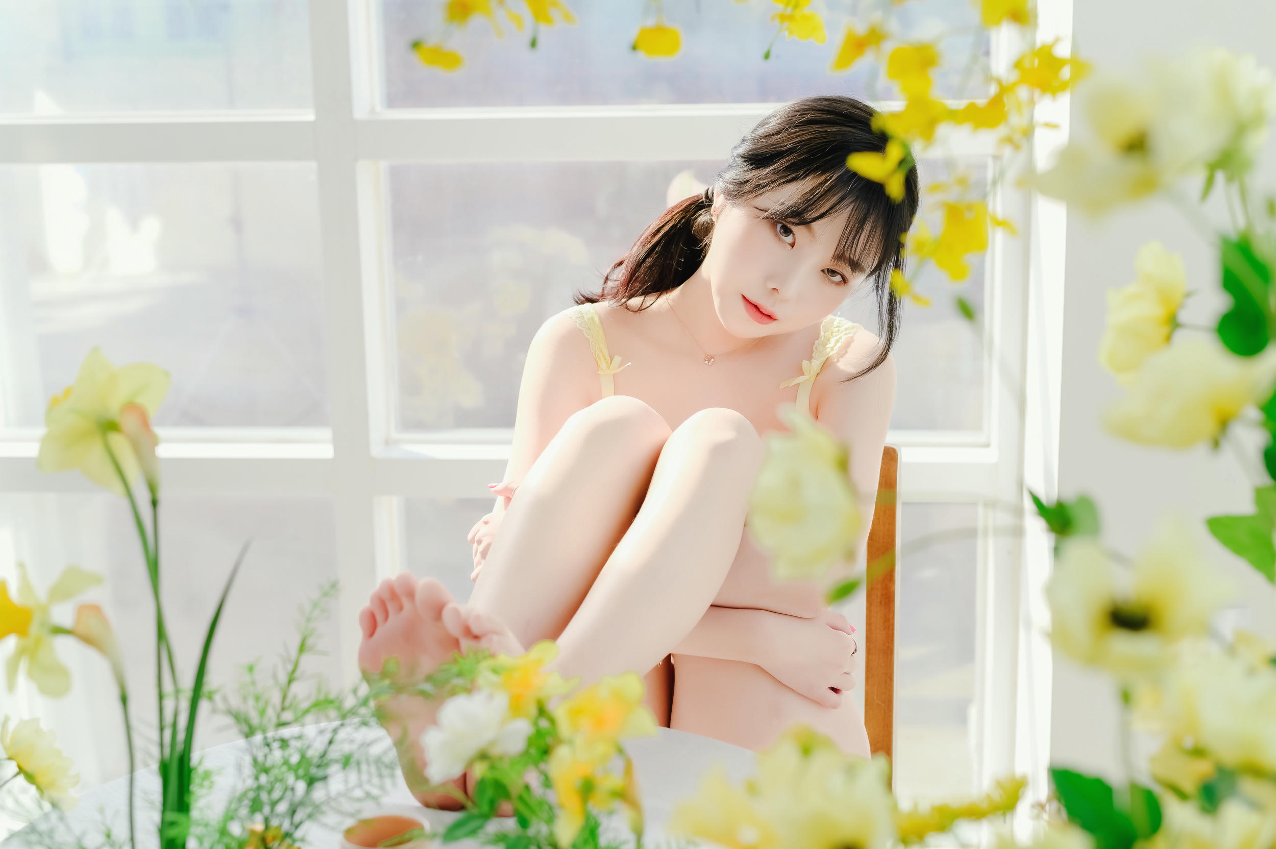 韩国美女-Patreon NO.046 Yuna (유나) 2022_03 Flowers [26P-127MB]_第1集