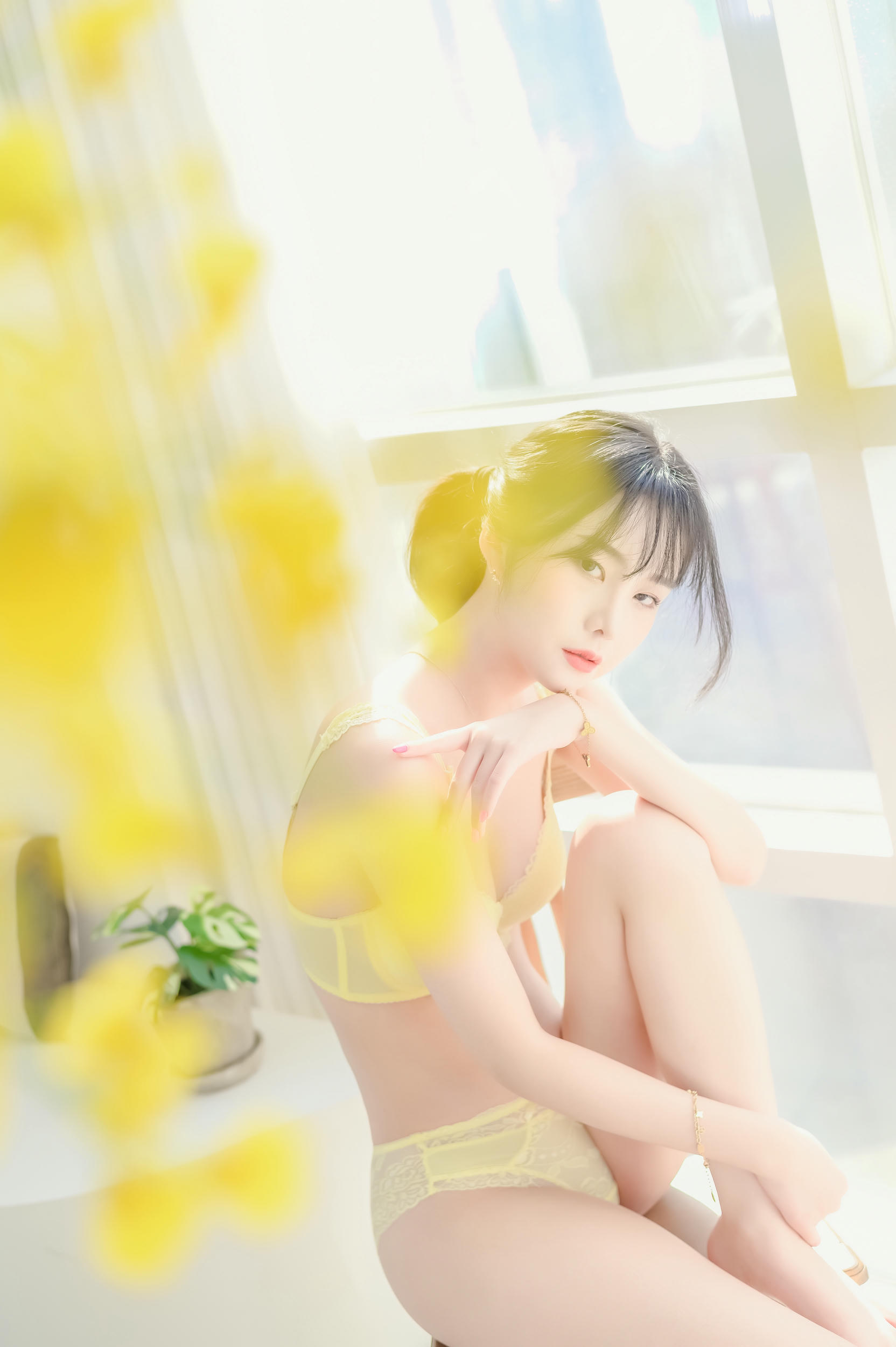 韩国美女-Patreon NO.046 Yuna (유나) 2022_03 Flowers [26P-127MB]_第1集