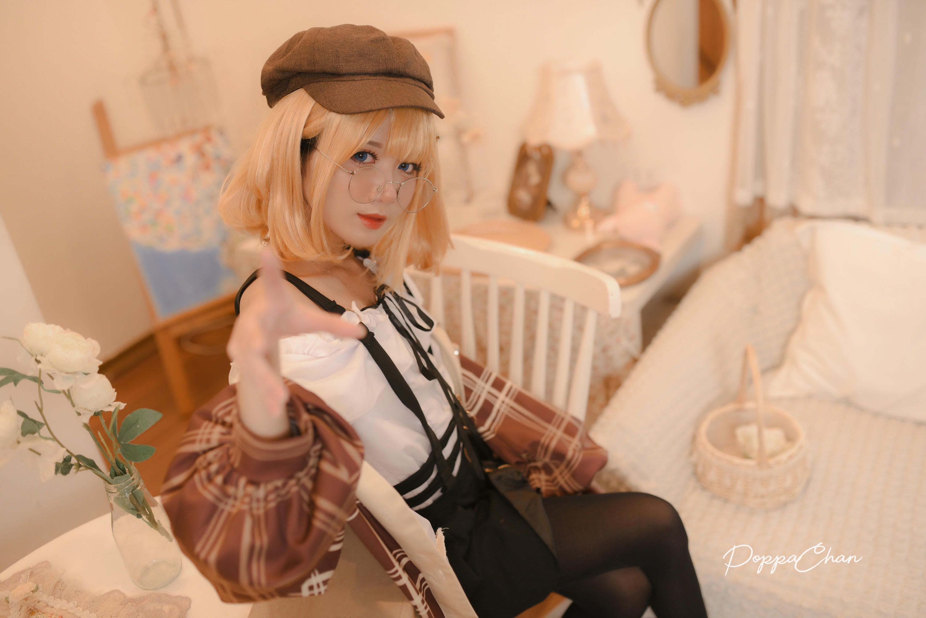 越南coser-PoppaChan NO.015 Amelia Watson Casual Clothes version [50P+10V／261MB]_第1集
