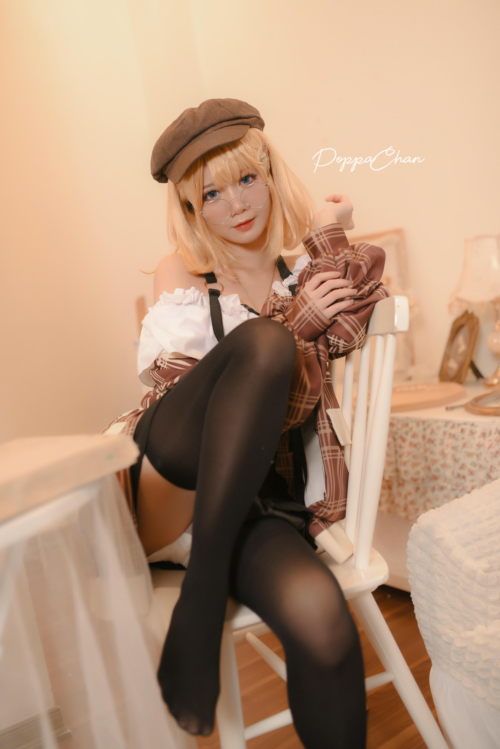 越南coser-PoppaChan NO.015 Amelia Watson Casual Clothes version [50P+10V／261MB]_第1集