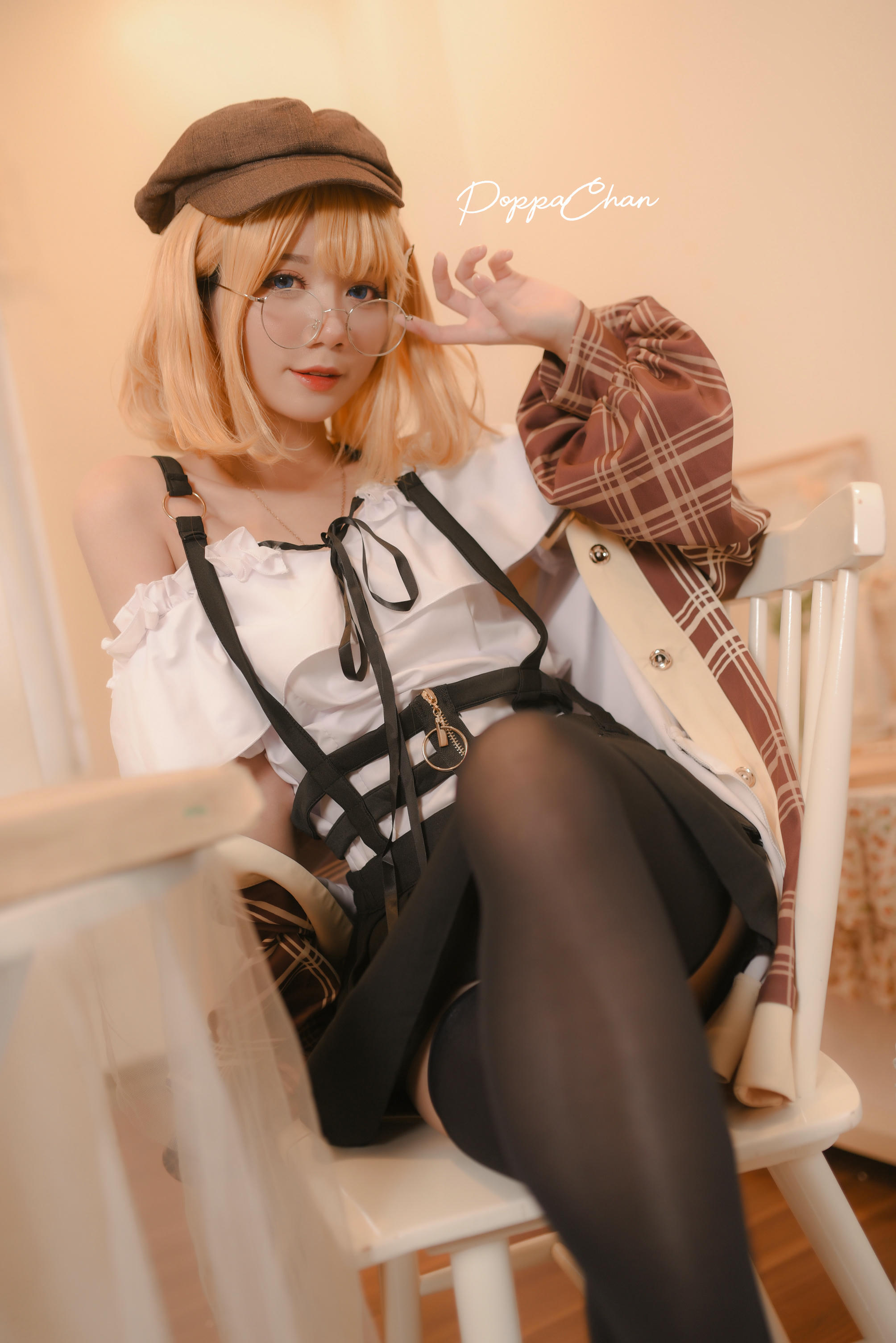越南coser-PoppaChan NO.015 Amelia Watson Casual Clothes version [50P+10V／261MB]_第1集