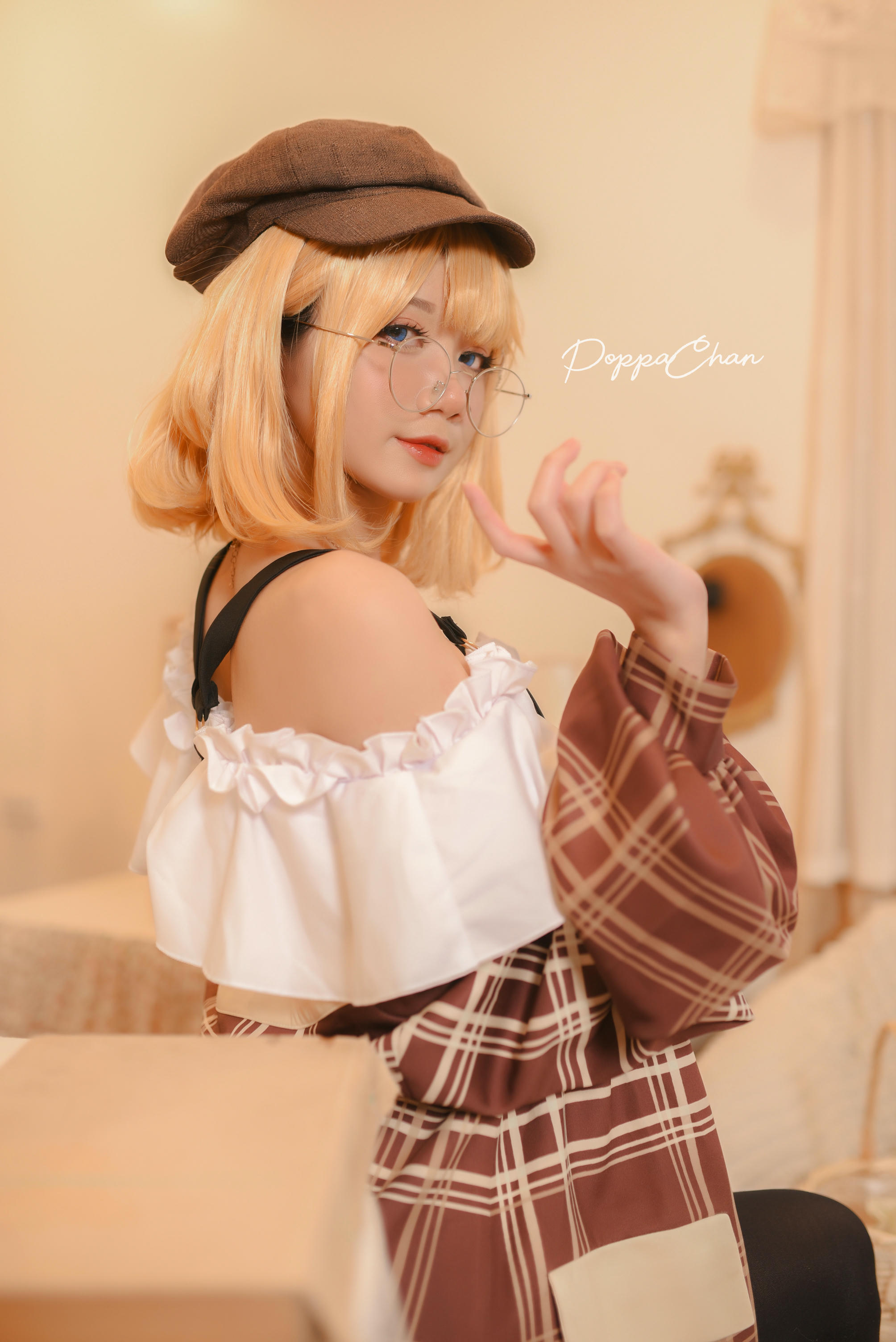越南coser-PoppaChan NO.015 Amelia Watson Casual Clothes version [50P+10V／261MB]_第1集