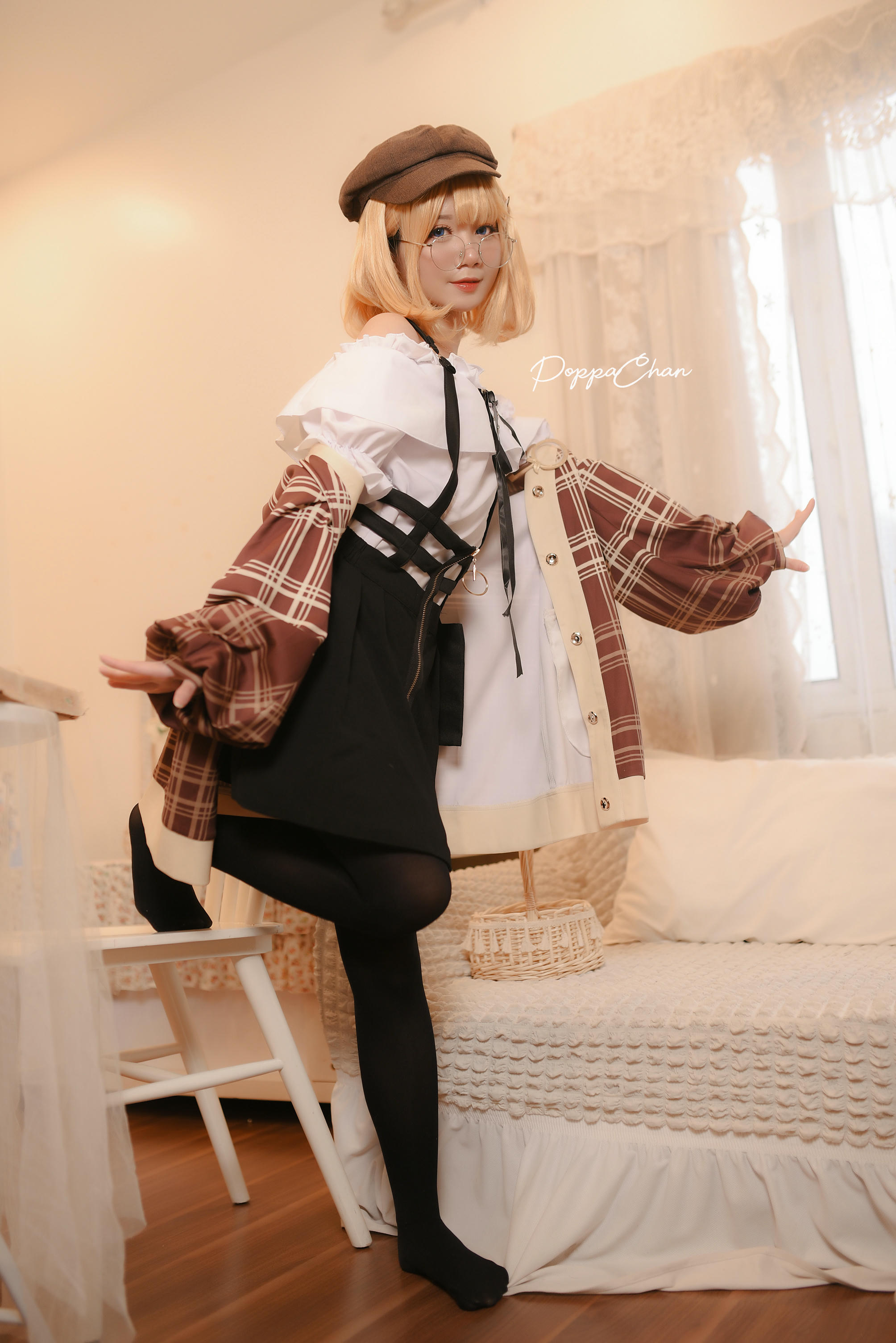 越南coser-PoppaChan NO.015 Amelia Watson Casual Clothes version [50P+10V／261MB]_第1集