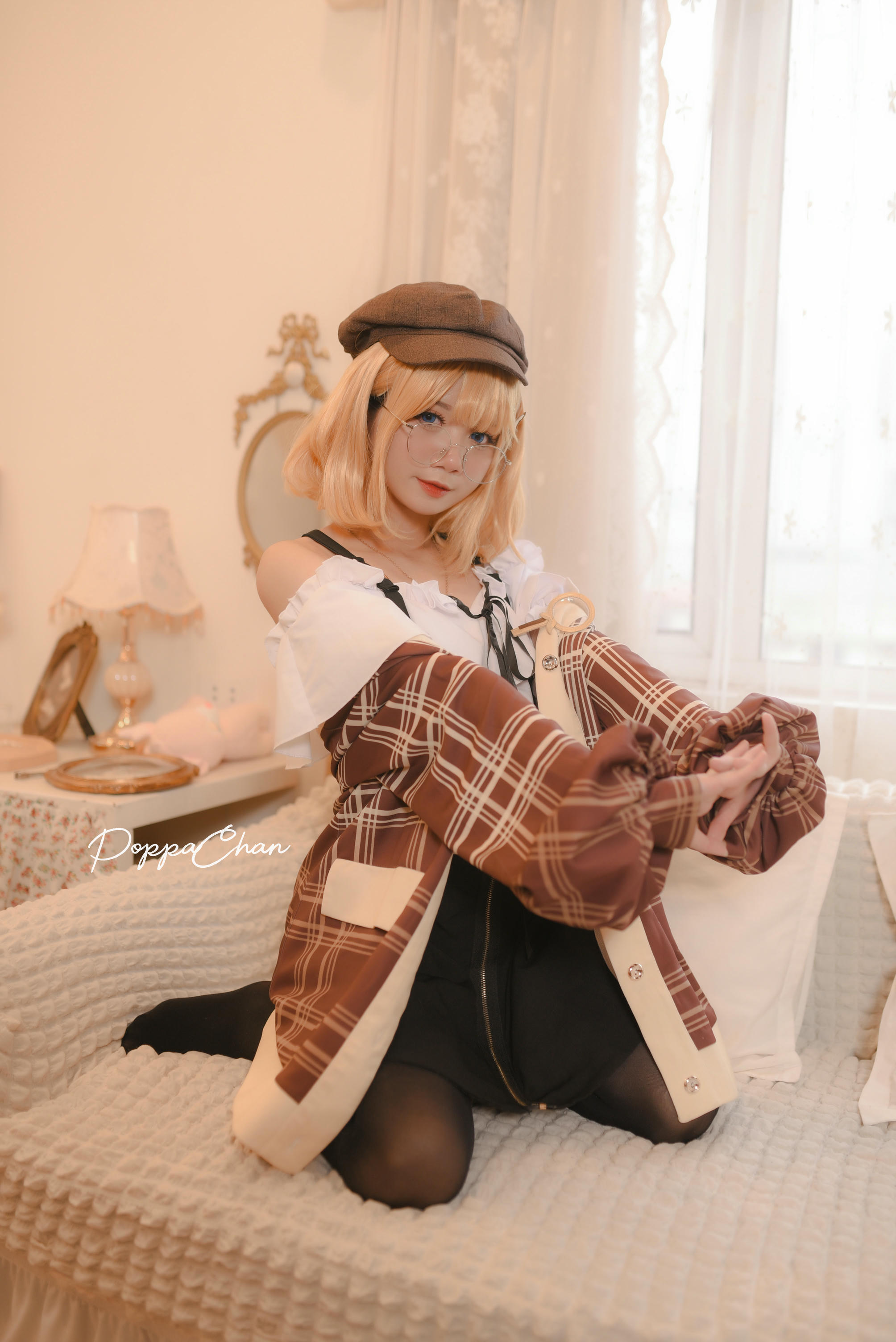 越南coser-PoppaChan NO.015 Amelia Watson Casual Clothes version [50P+10V／261MB]_第1集