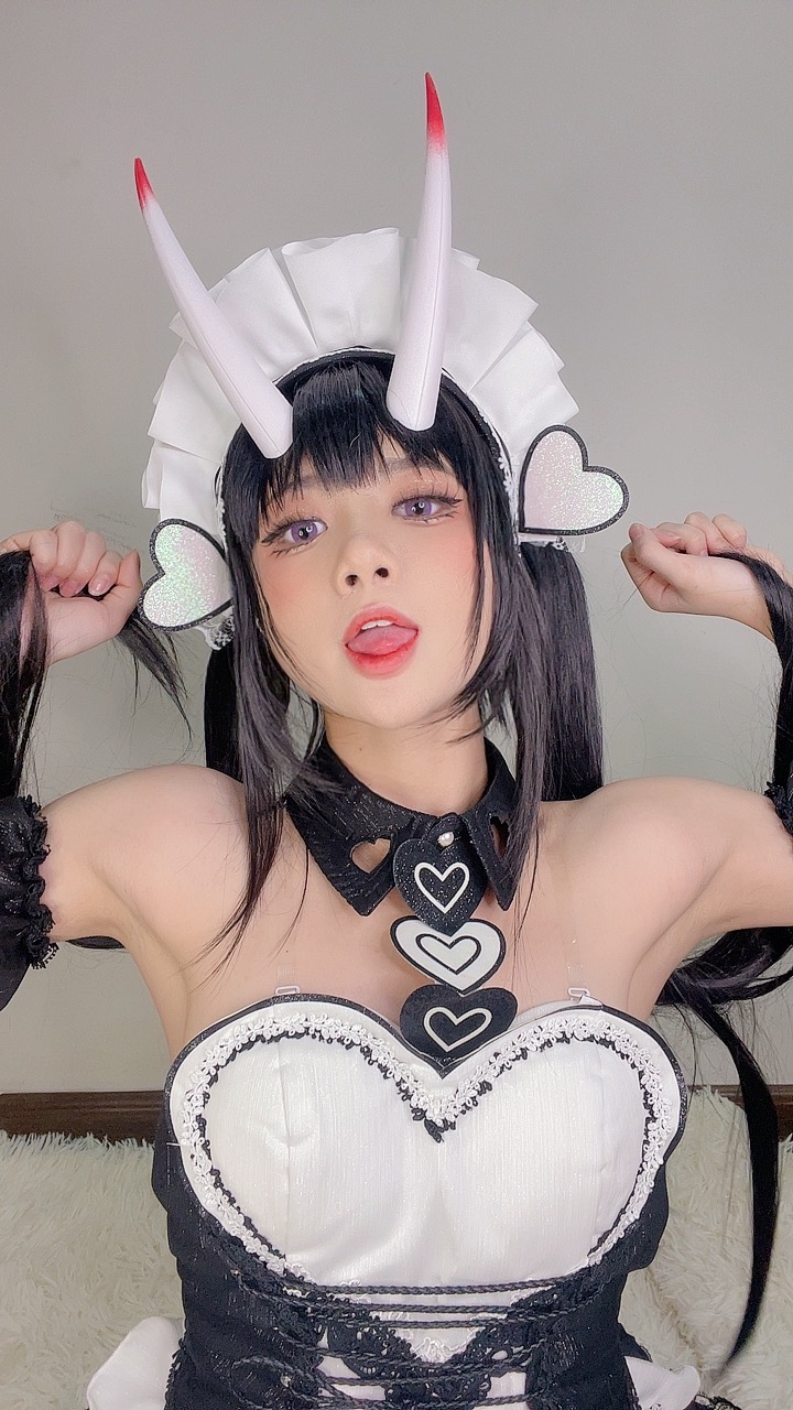 越南coser-PoppaChan NO.026 cosplay NOshiro Maid Azur Lane [127P11V 805MB]-Pic_第3集
