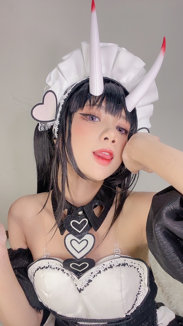 越南coser-PoppaChan NO.026 cosplay NOshiro Maid Azur Lane [127P11V 805MB]-Pic_第3集