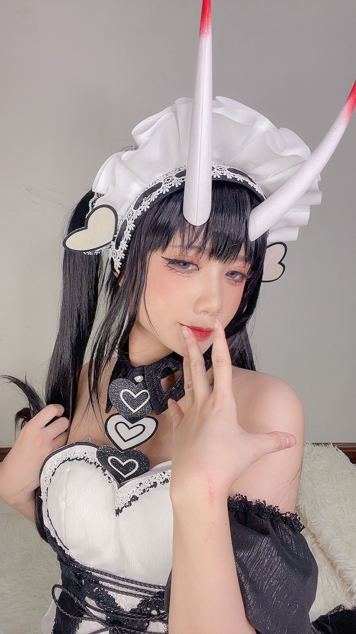越南coser-PoppaChan NO.026 cosplay NOshiro Maid Azur Lane [127P11V 805MB]-Pic_第4集