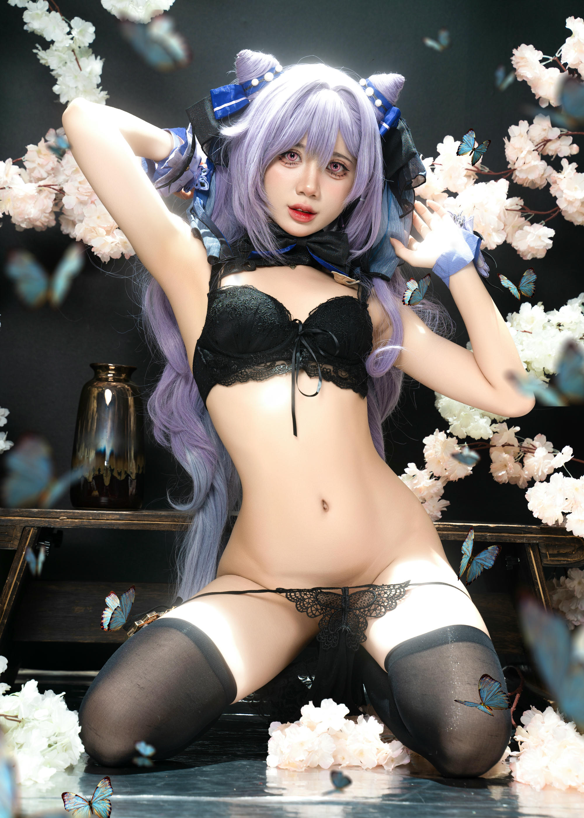 越南coser-PoppaChan NO.034 8月 Keqing [120P10V 1.08GB]_第1集