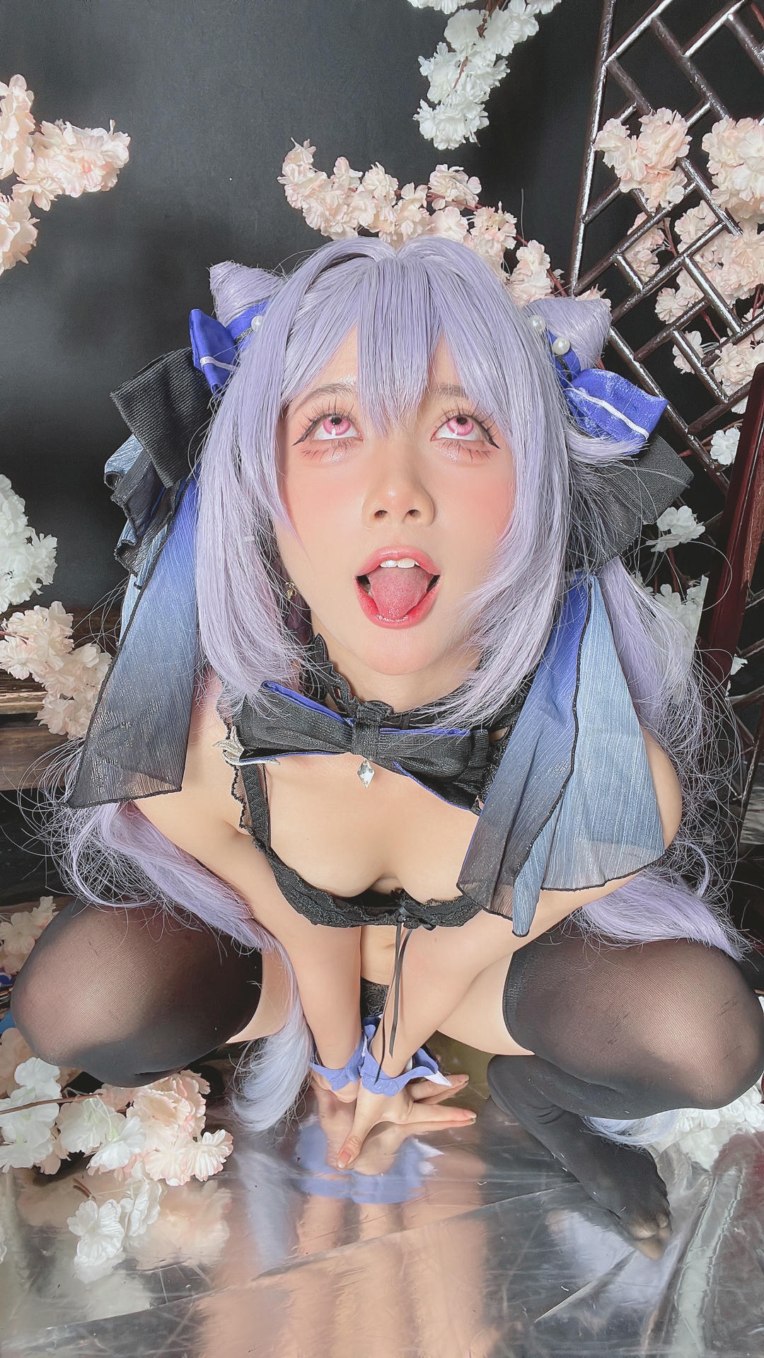 越南coser-PoppaChan NO.034 8月 Keqing [120P10V 1.08GB]-Selfies_第2集