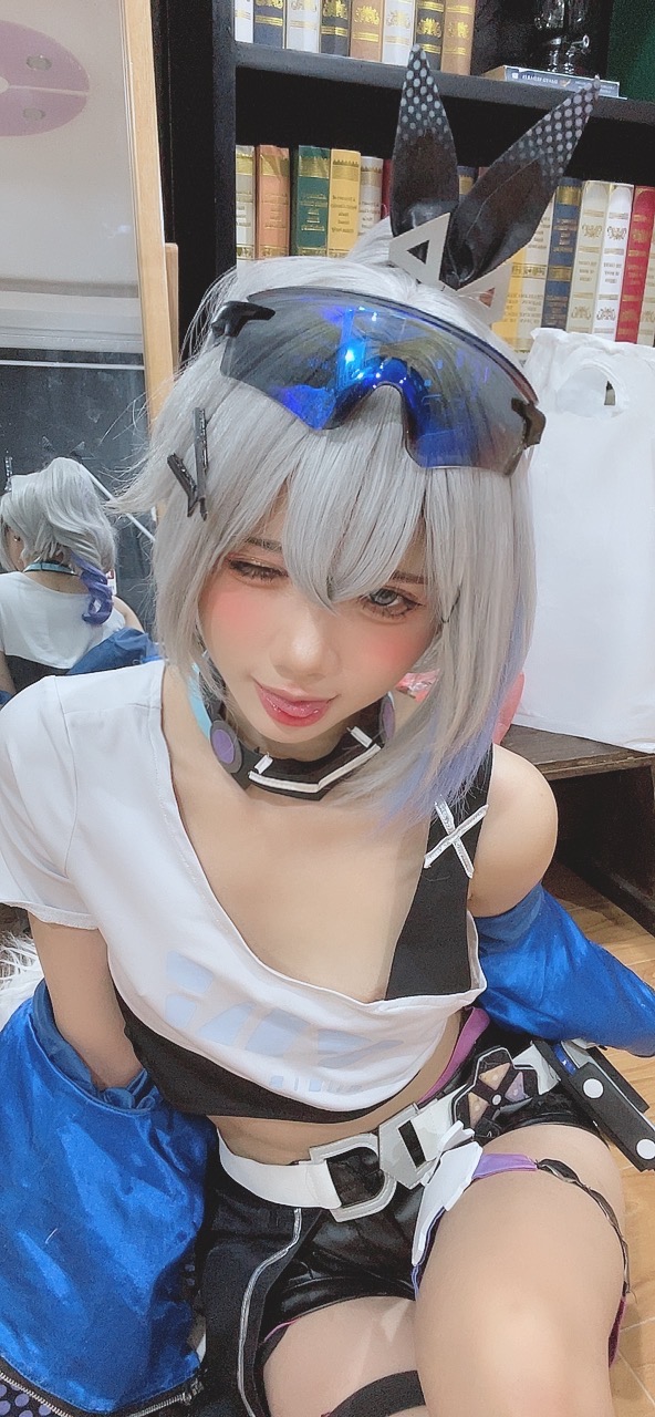 越南coser-PoppaChan NO.035 8月 SilverWolf [139P11V 1.20GB]-Selfies_第2集