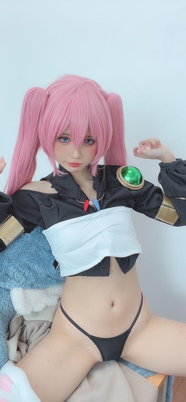 越南coser-PoppaChan NO.041 Milim Nava (Tensei Shitara Slime Datta Ken) [119P8V-766MB]-Selfies [79]_第3集