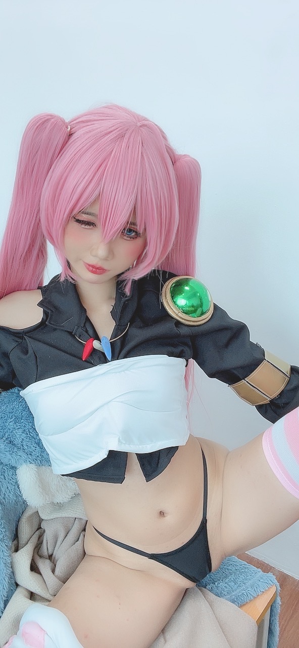 越南coser-PoppaChan NO.041 Milim Nava (Tensei Shitara Slime Datta Ken) [119P8V-766MB]-Selfies [79]_第3集