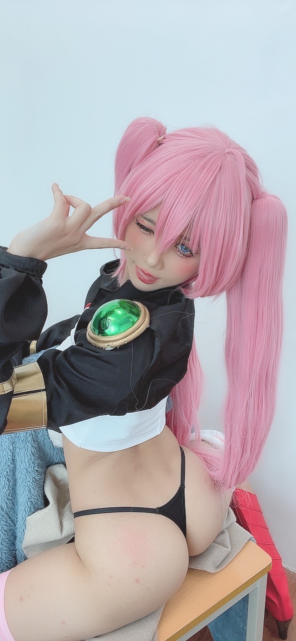 越南coser-PoppaChan NO.041 Milim Nava (Tensei Shitara Slime Datta Ken) [119P8V-766MB]-Selfies [79]_第3集