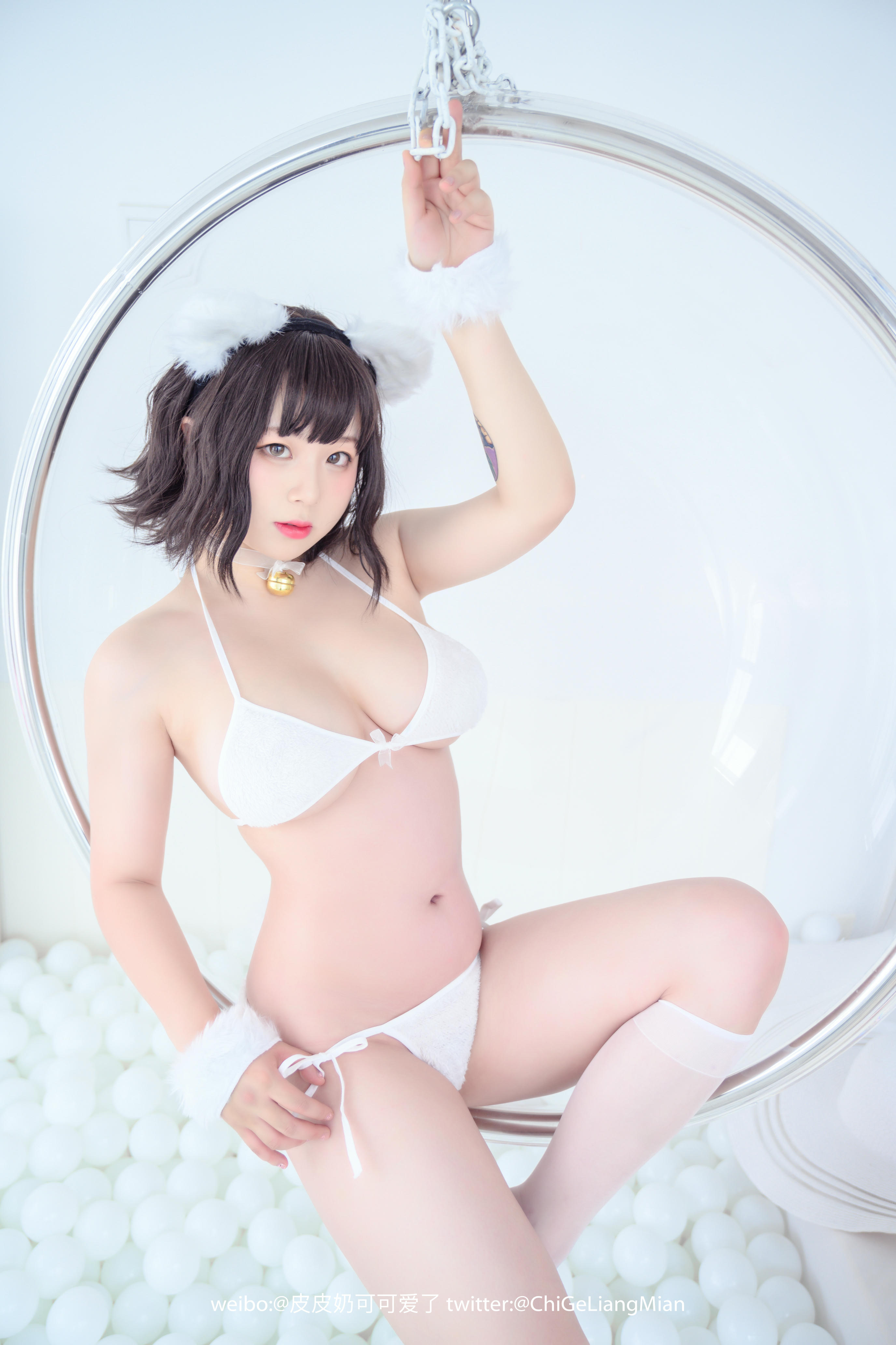 皮皮奶可可爱了啦 NO.014 白猫 [50P-524MB]_第2集