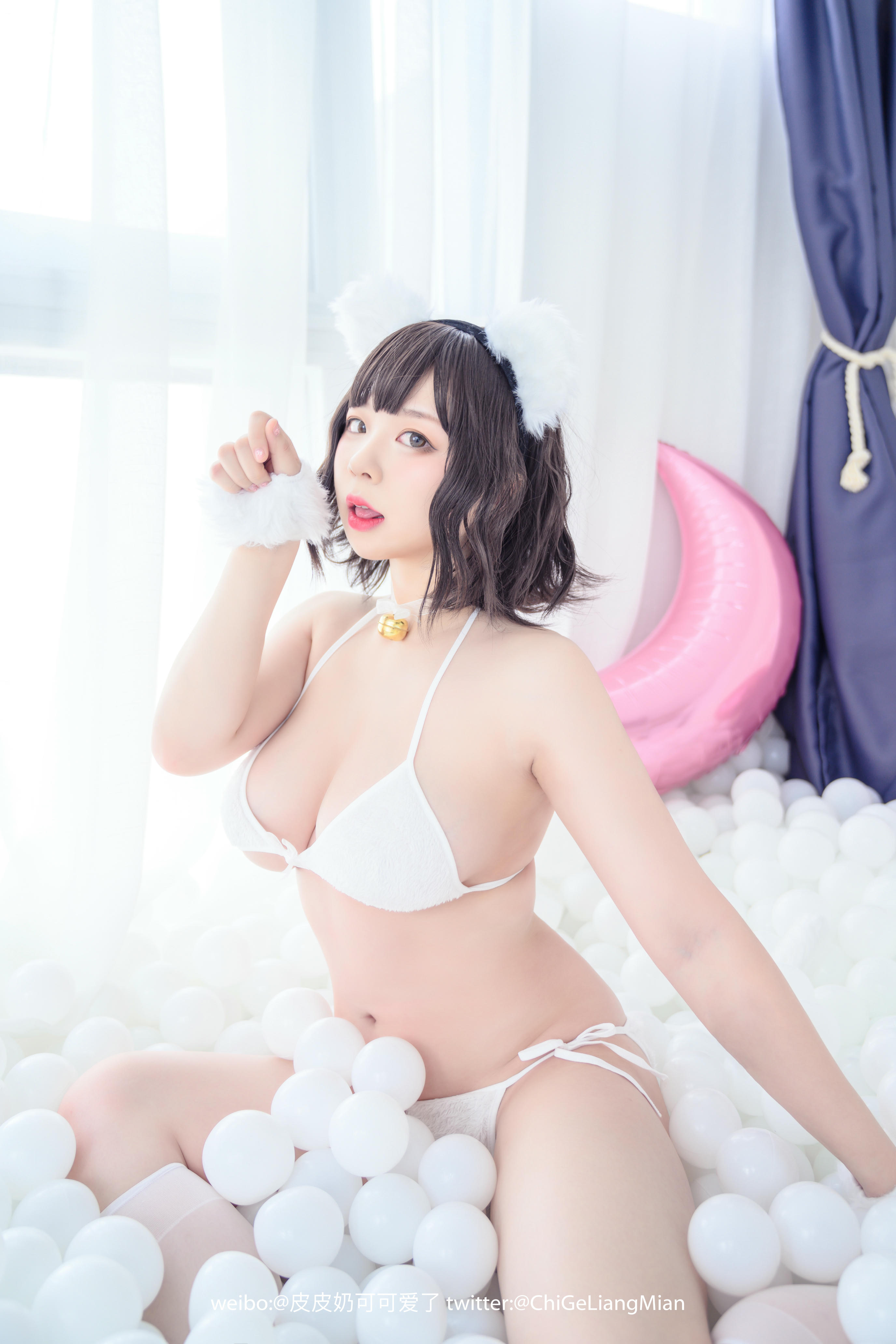 皮皮奶可可爱了啦 NO.014 白猫 [50P-524MB]_第2集