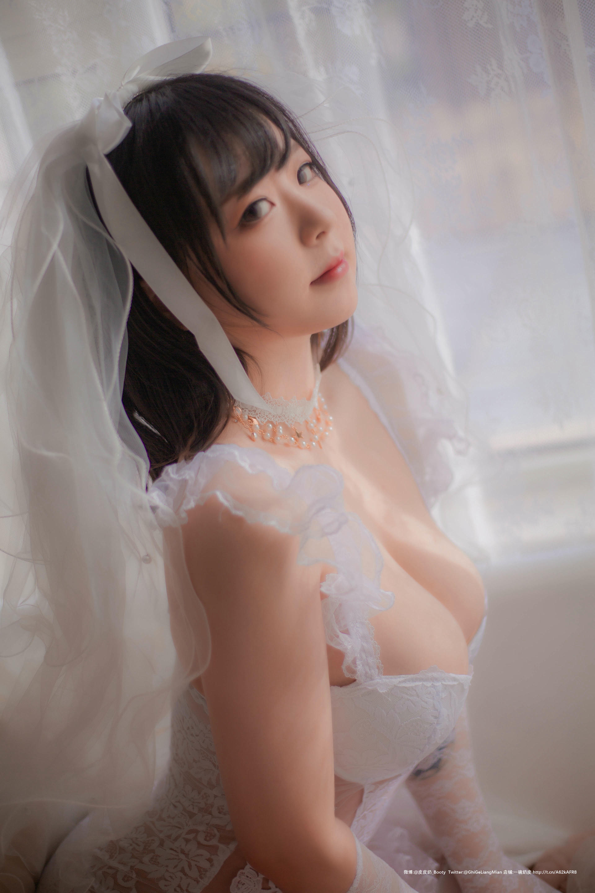 皮皮奶可可爱了啦 NO.024 朦胧婚纱 [66P-56MB]_第1集