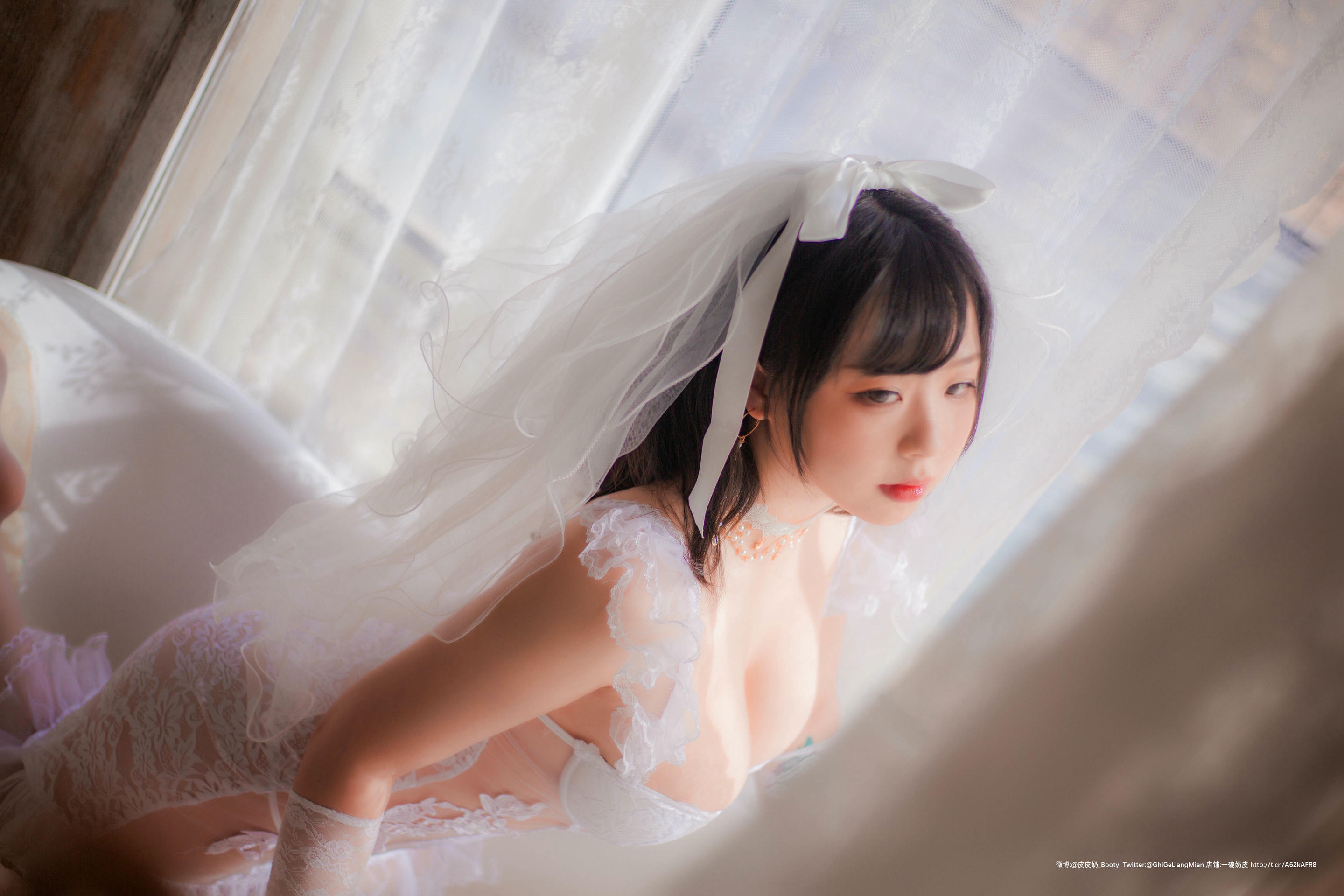 皮皮奶可可爱了啦 NO.024 朦胧婚纱 [66P-56MB]_第1集