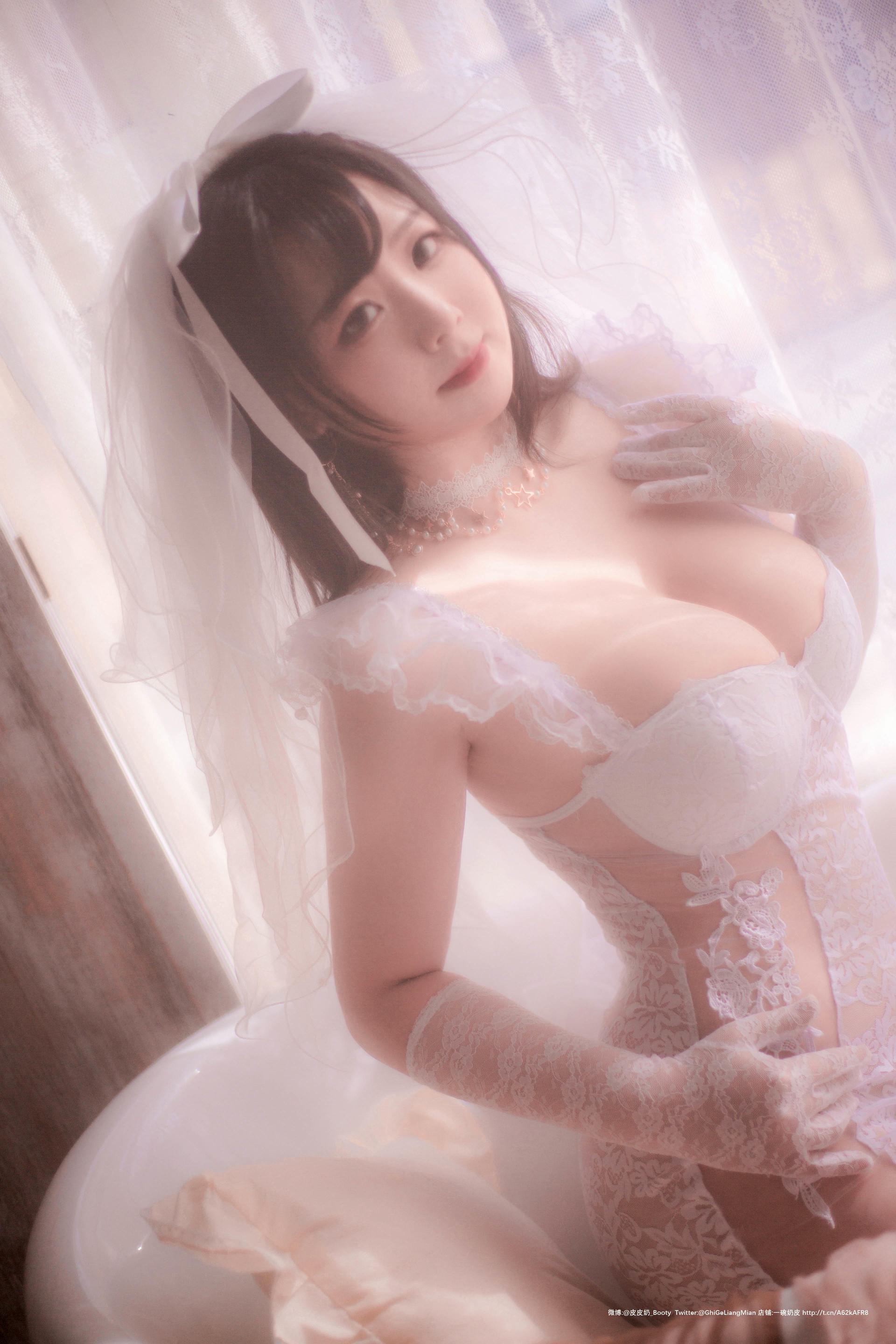 皮皮奶可可爱了啦 NO.024 朦胧婚纱 [66P-56MB]_第1集