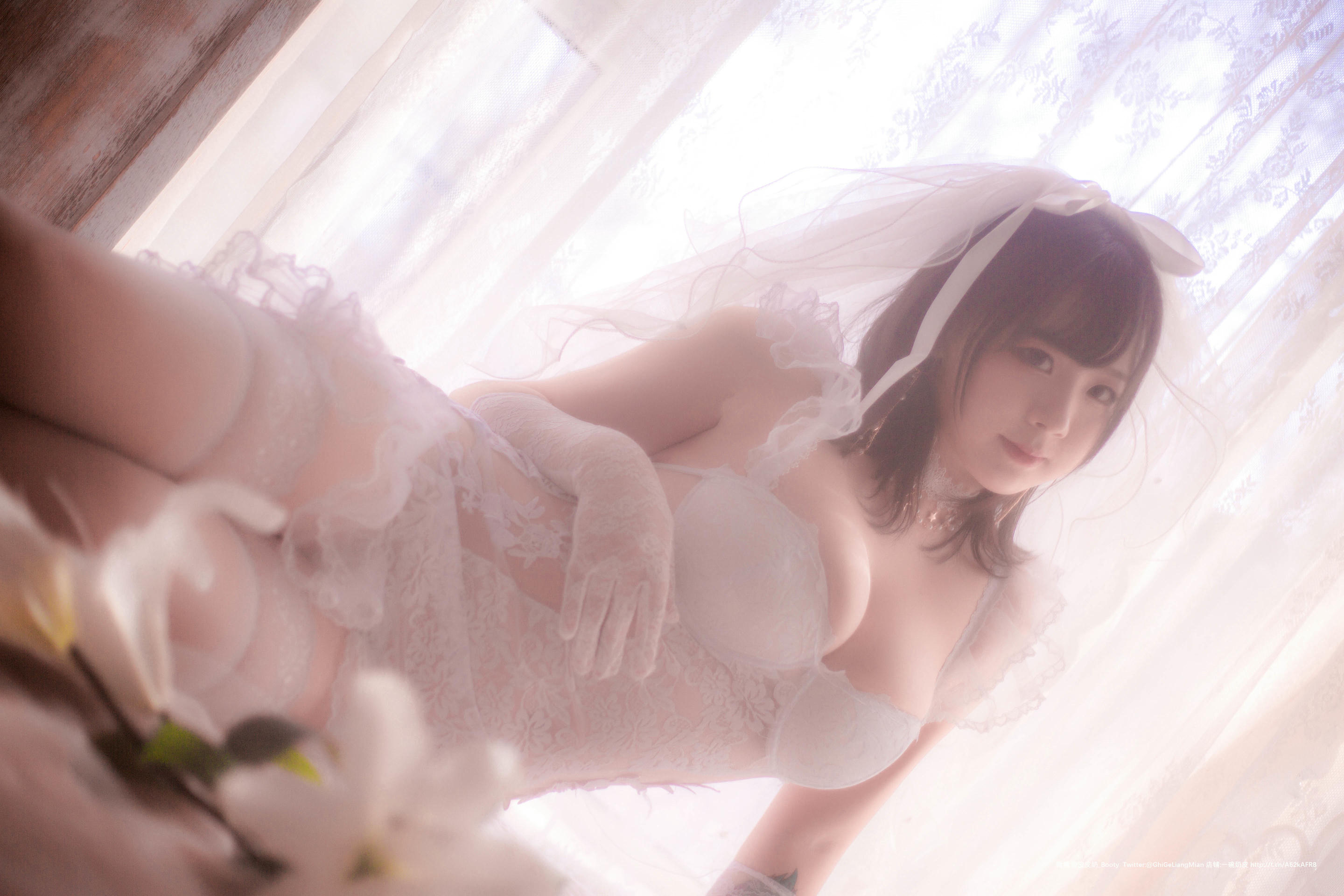 皮皮奶可可爱了啦 NO.024 朦胧婚纱 [66P-56MB]_第1集