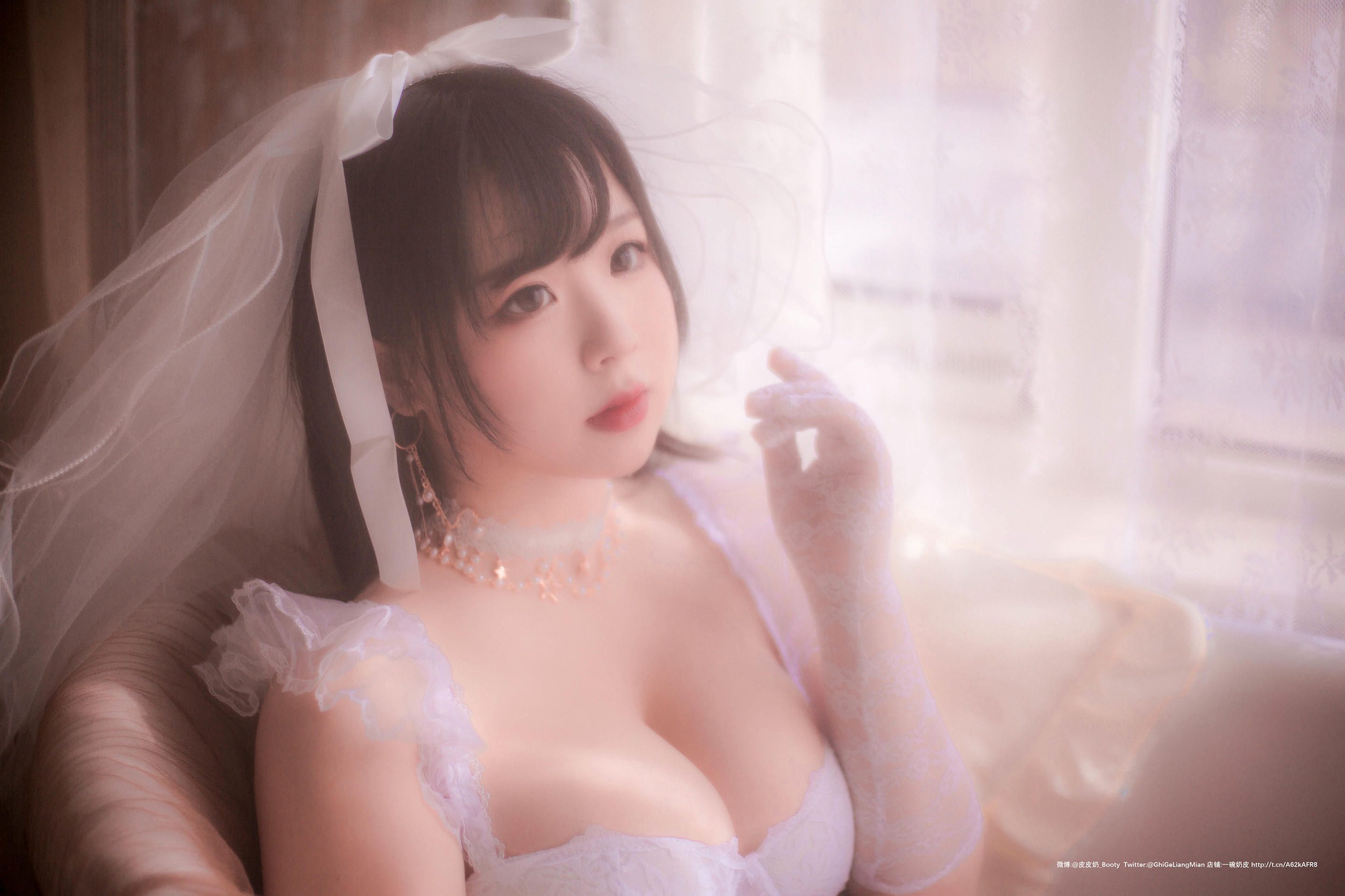 皮皮奶可可爱了啦 NO.024 朦胧婚纱 [66P-56MB]_第1集