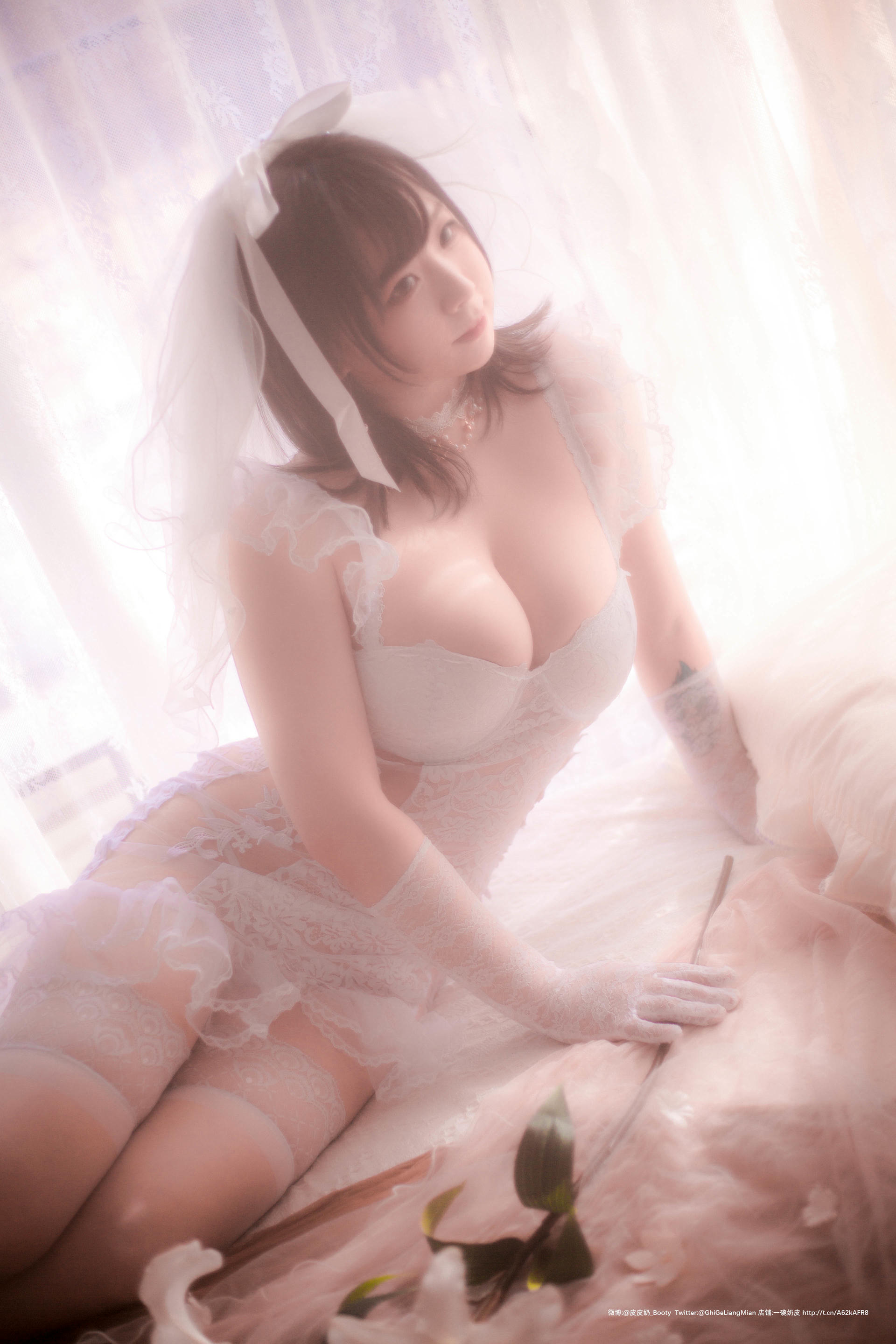 皮皮奶可可爱了啦 NO.024 朦胧婚纱 [66P-56MB]_第1集