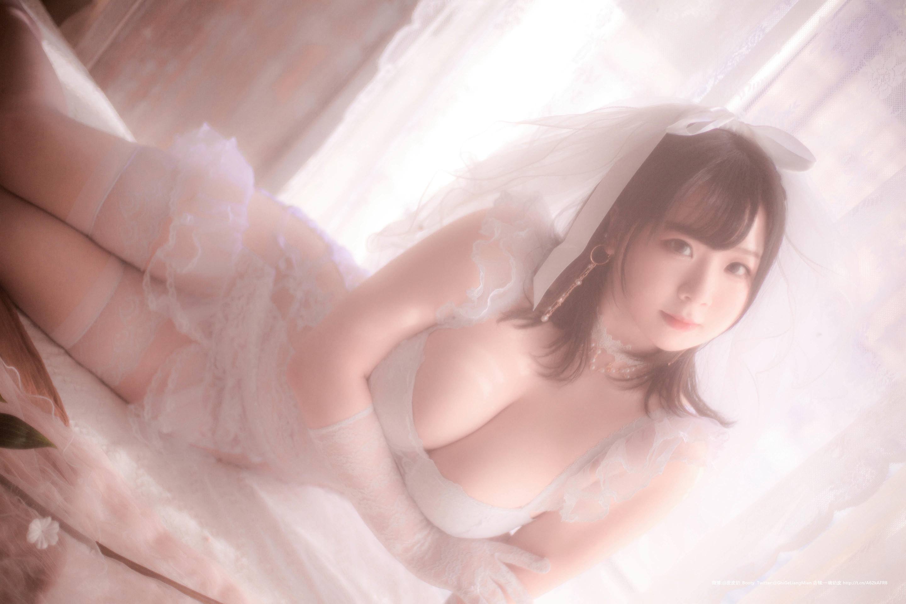 皮皮奶可可爱了啦 NO.024 朦胧婚纱 [66P-56MB]_第2集