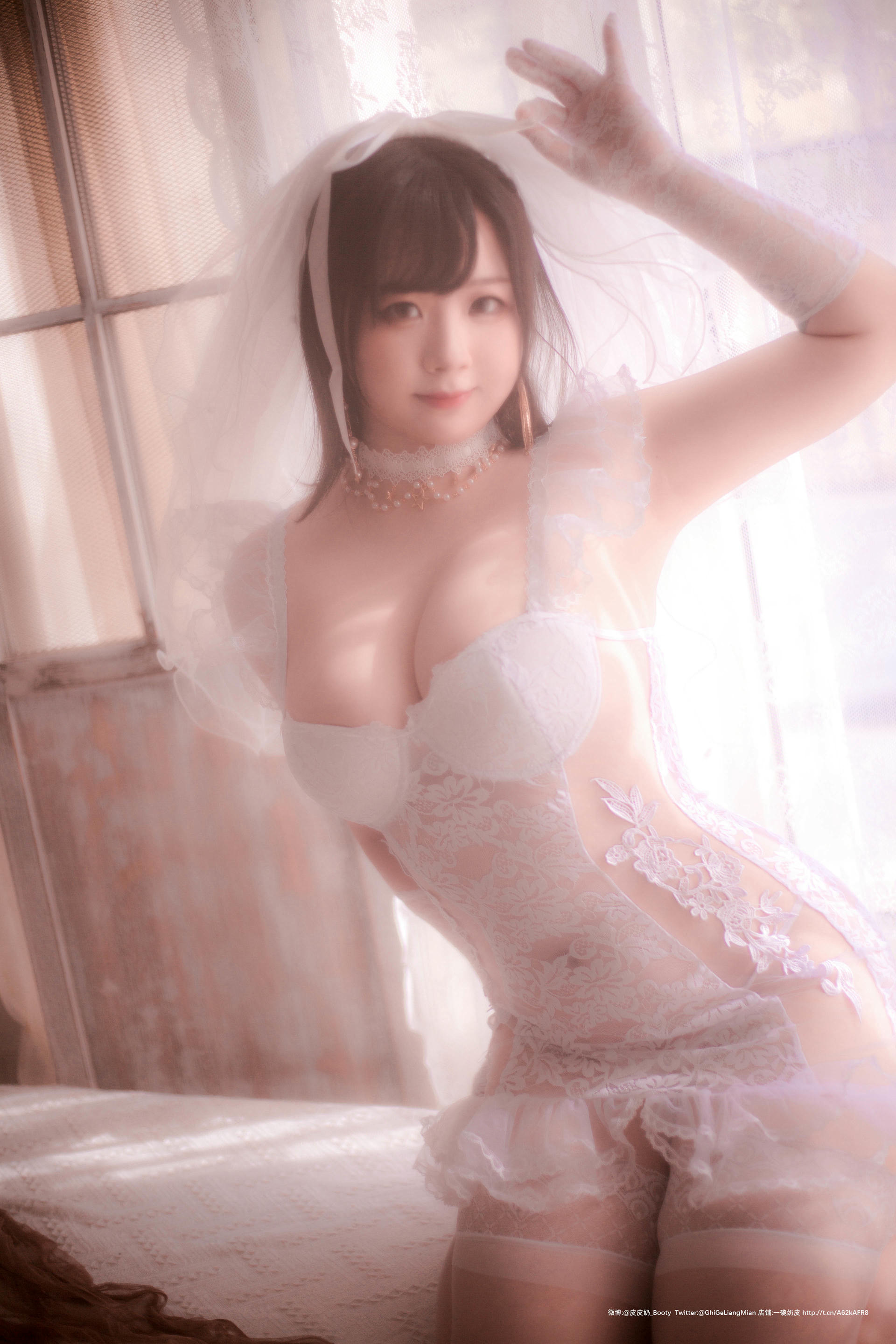 皮皮奶可可爱了啦 NO.024 朦胧婚纱 [66P-56MB]_第2集