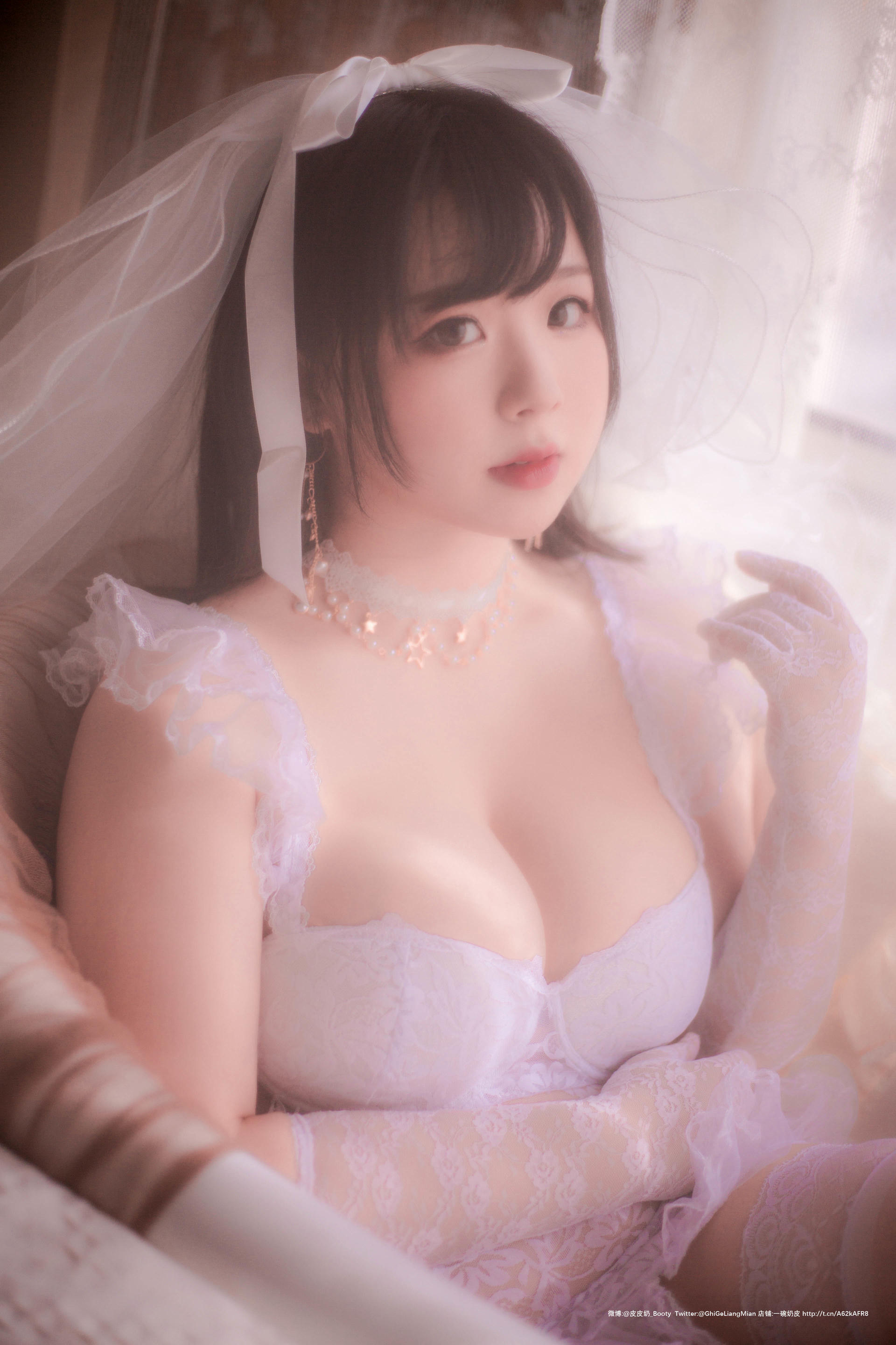 皮皮奶可可爱了啦 NO.024 朦胧婚纱 [66P-56MB]_第1集