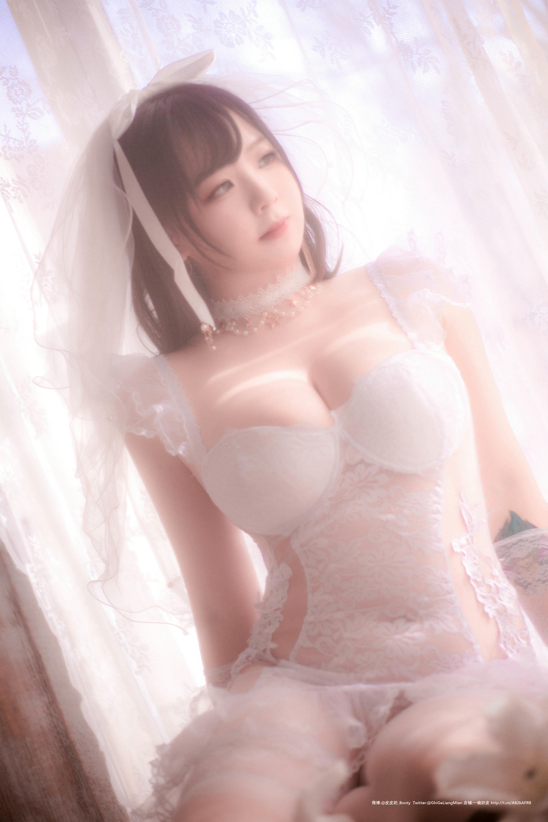 皮皮奶可可爱了啦 NO.024 朦胧婚纱 [66P-56MB]_第2集