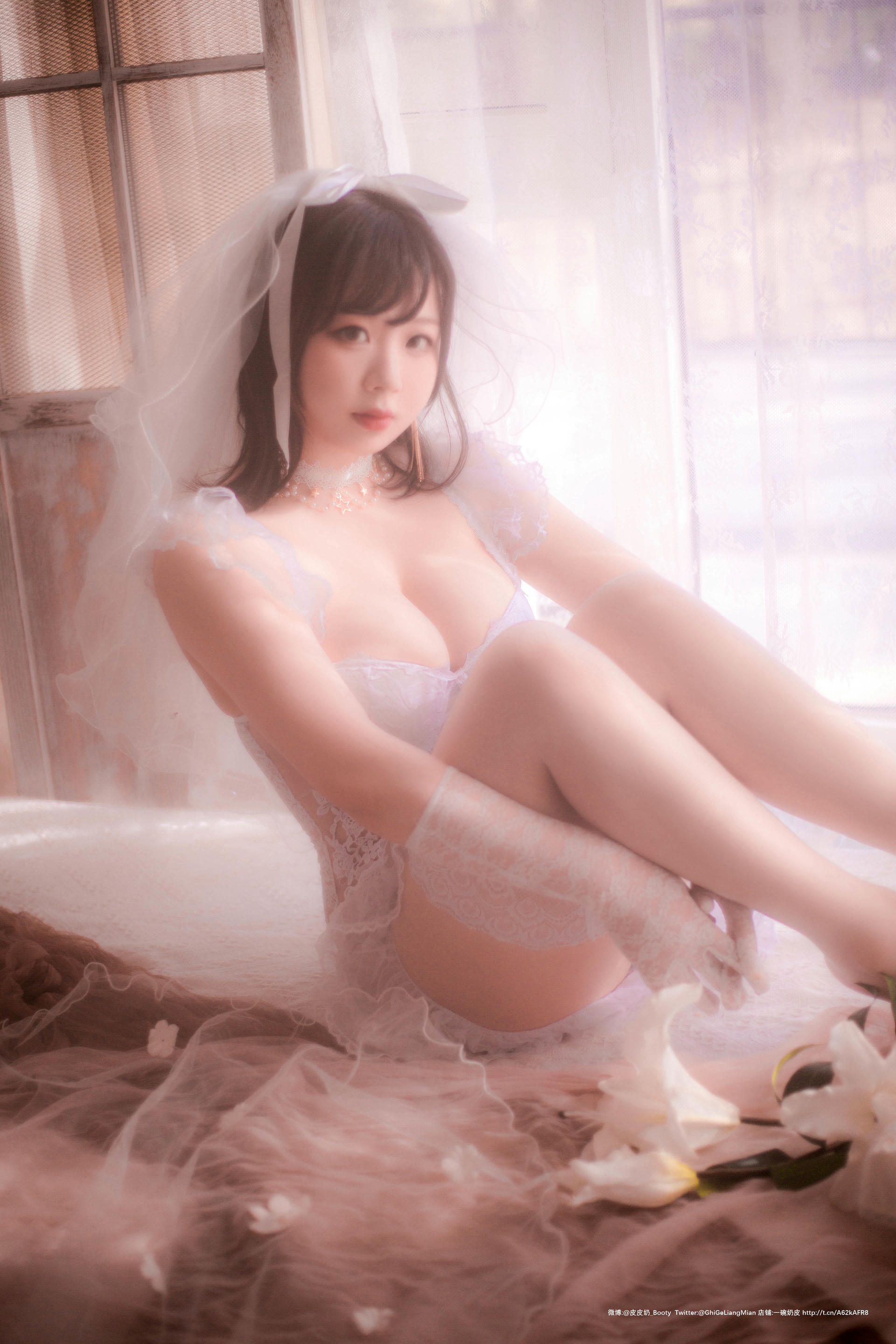 皮皮奶可可爱了啦 NO.024 朦胧婚纱 [66P-56MB]_第3集