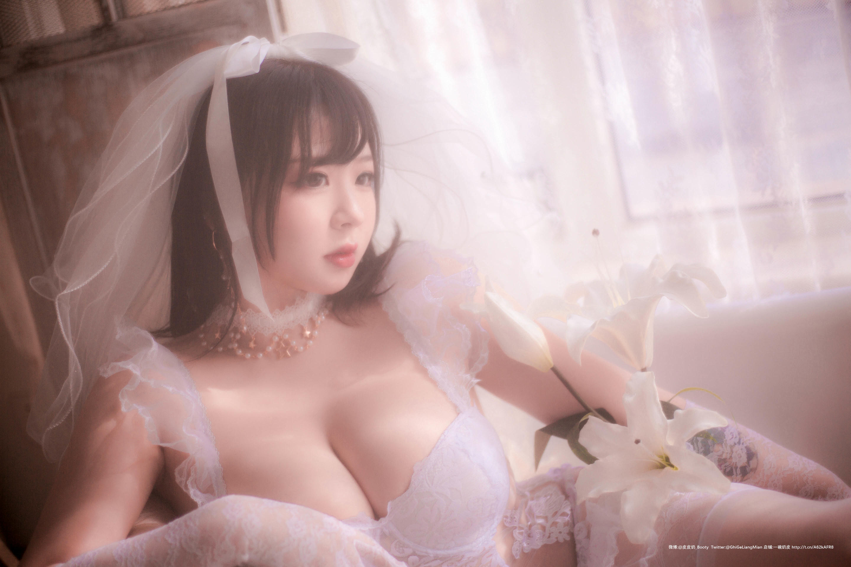 皮皮奶可可爱了啦 NO.024 朦胧婚纱 [66P-56MB]_第1集