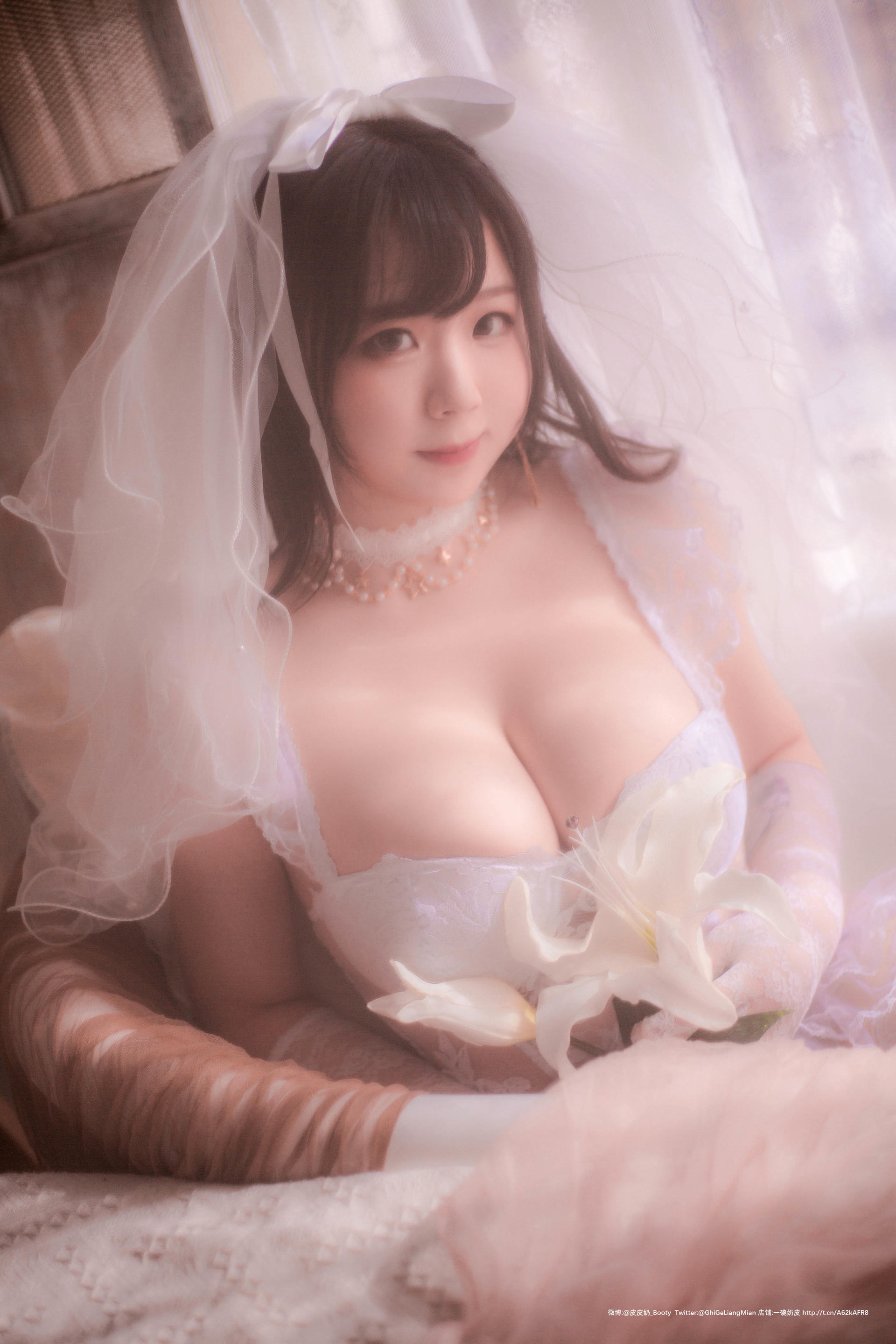 皮皮奶可可爱了啦 NO.024 朦胧婚纱 [66P-56MB]_第1集