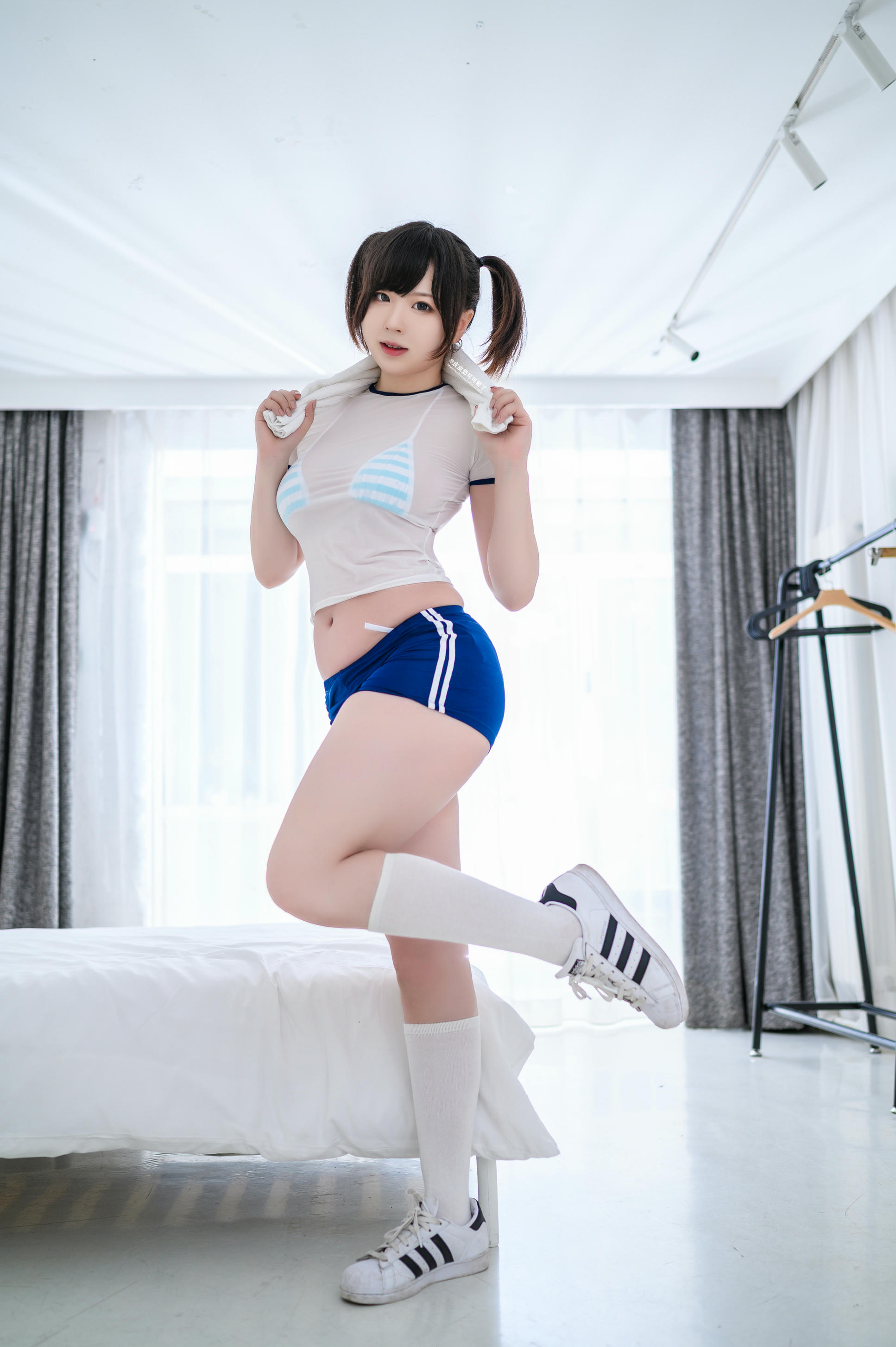 皮皮奶可可爱了啦 NO.007 透视体操服 [50P-340MB]_第1集