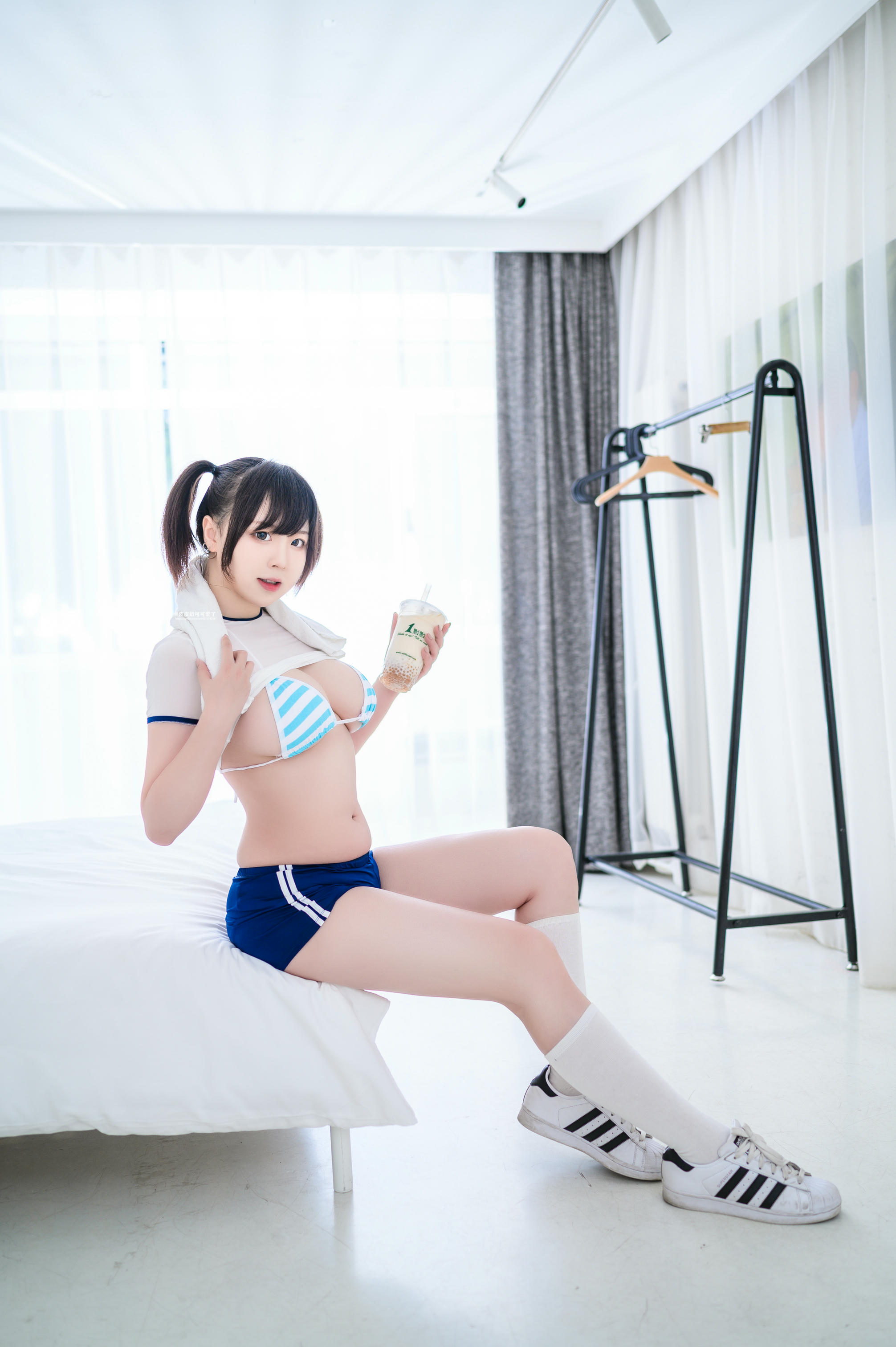 皮皮奶可可爱了啦 NO.007 透视体操服 [50P-340MB]_第1集