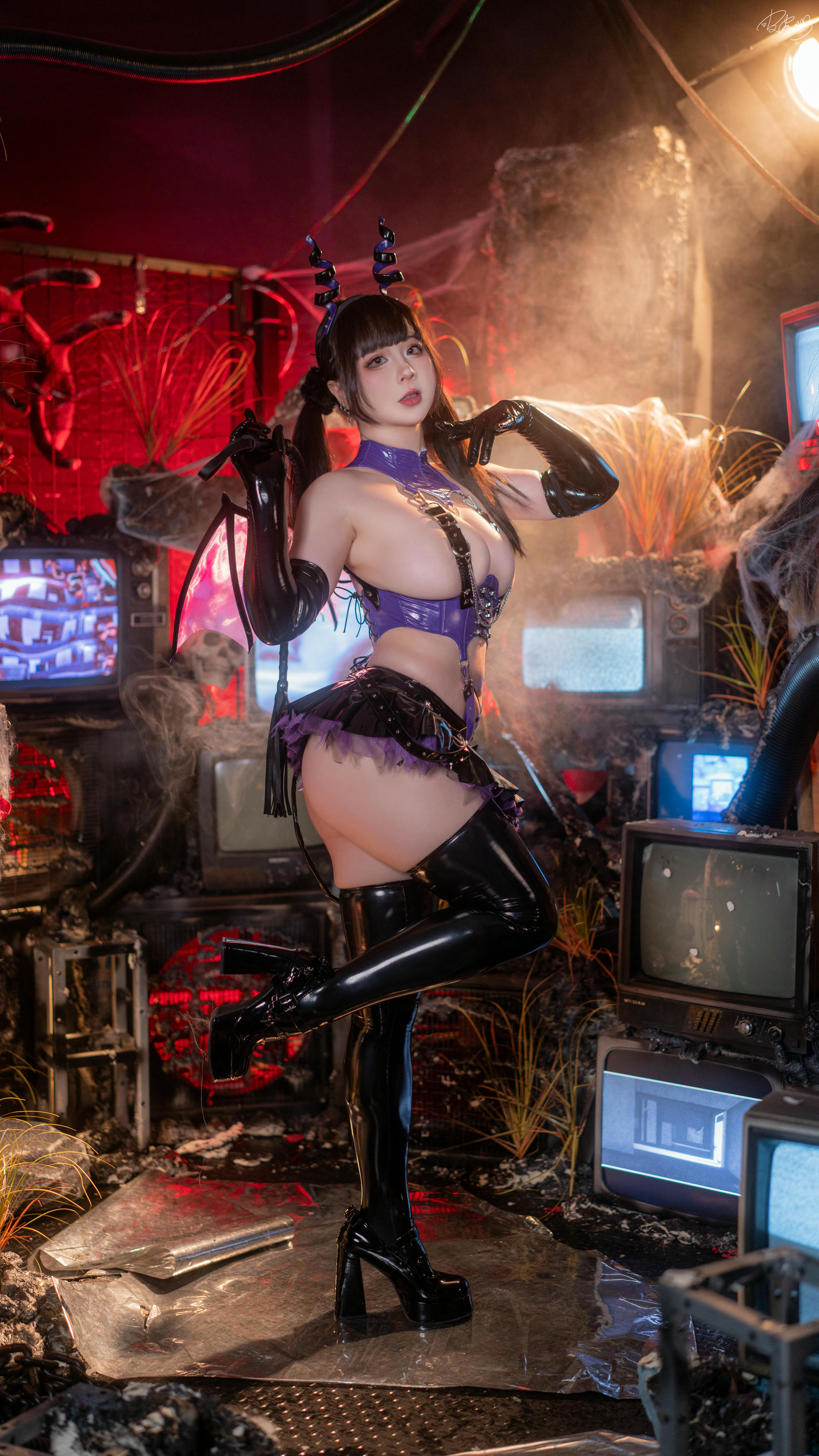 皮皮奶可可爱了啦 NO.059 赛博魅魔[100P-1V-1.37G]_第1集