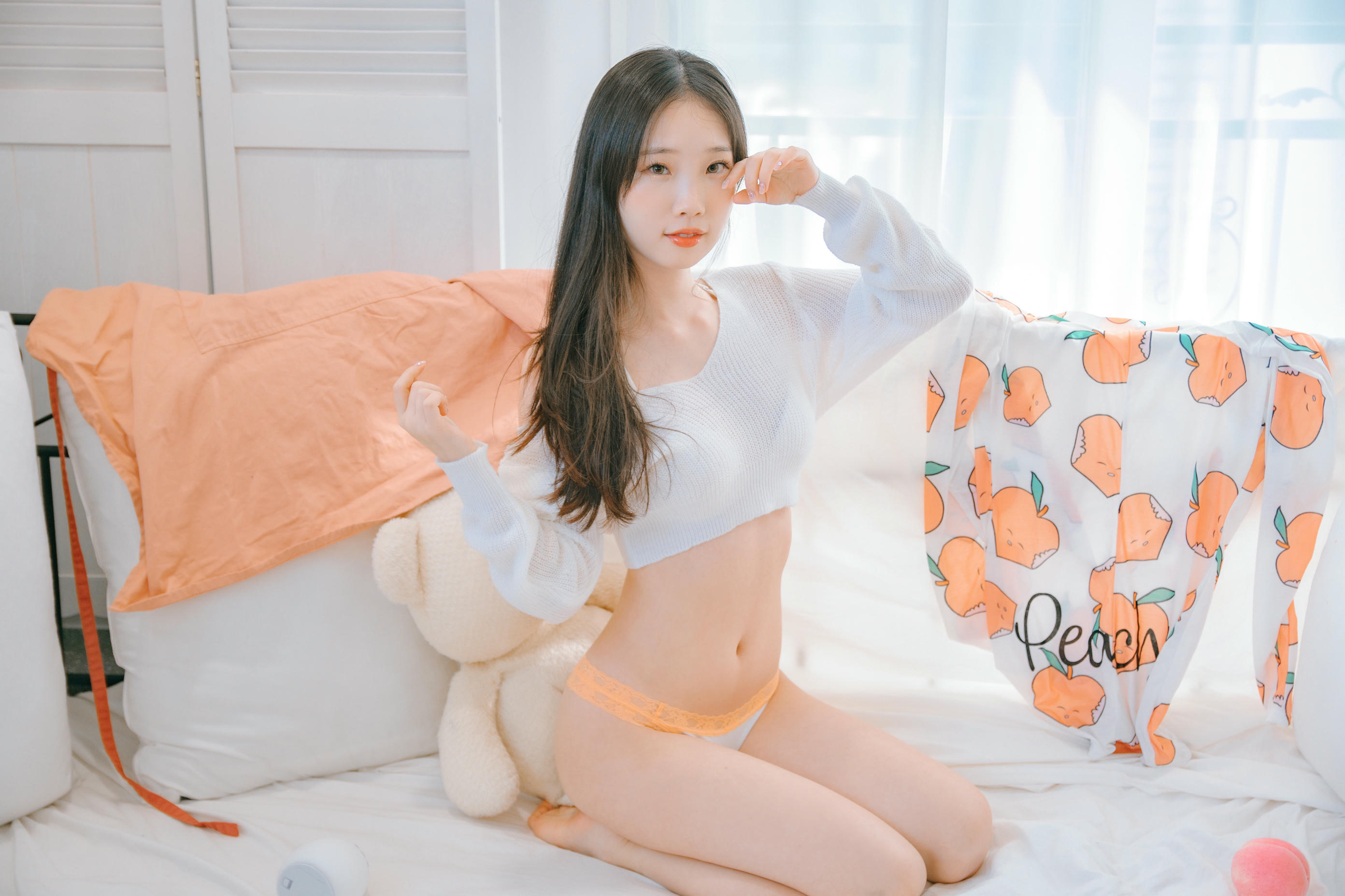 韩国清纯美女-Pureding (퓨딩) NO.002 Peach [50P2V-1.65GB]_第2集