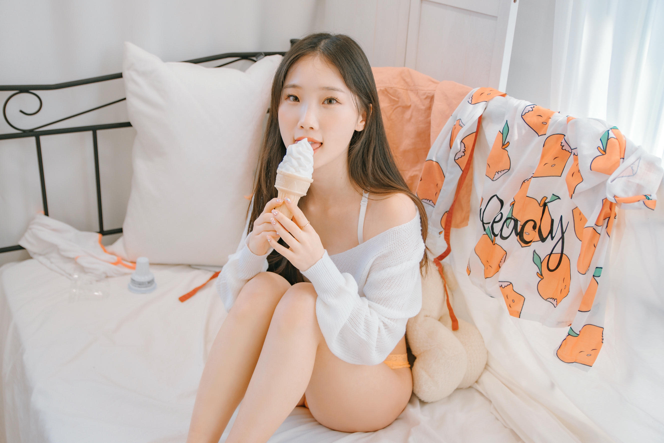 韩国清纯美女-Pureding (퓨딩) NO.002 Peach [50P2V-1.65GB]_第2集