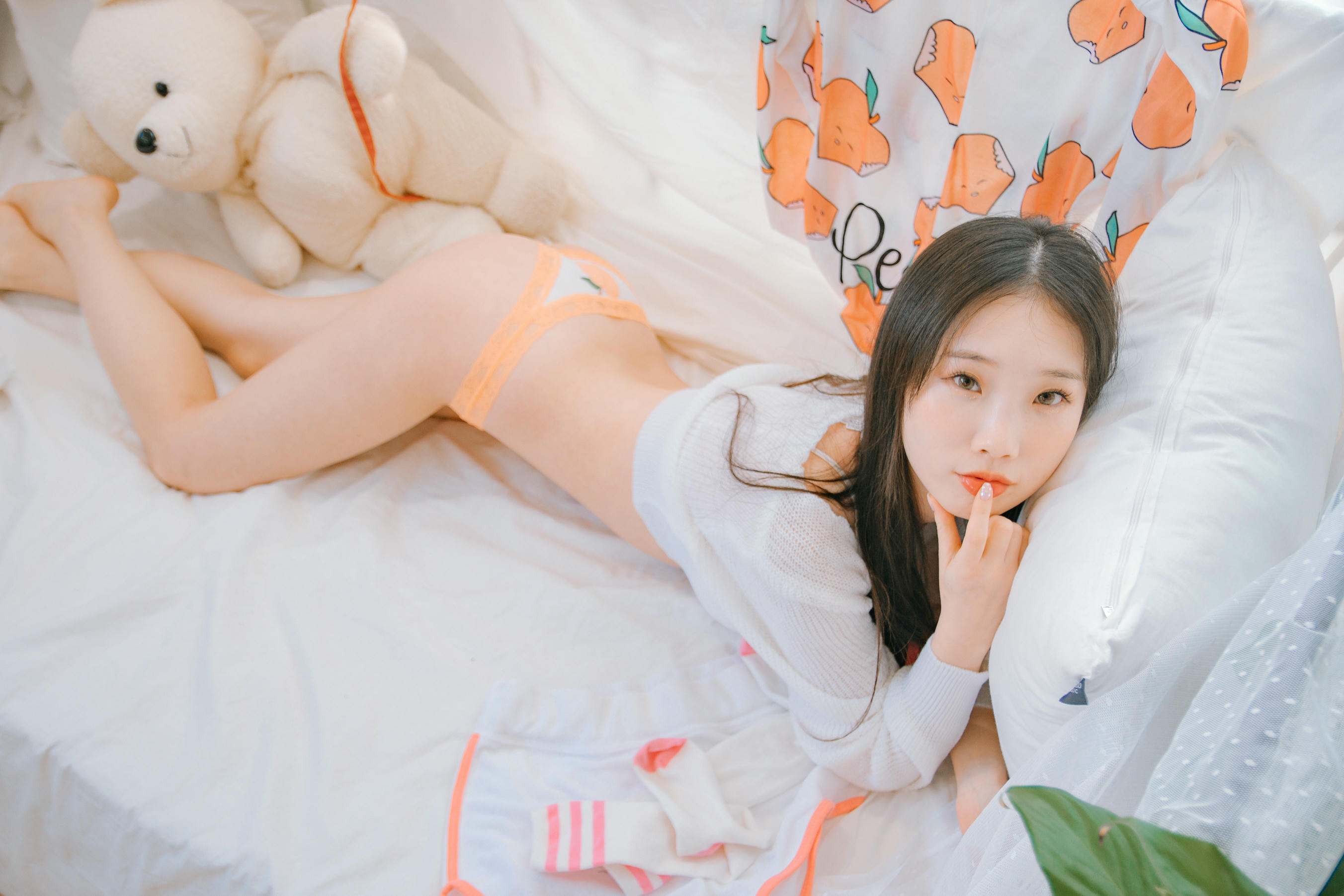 韩国清纯美女-Pureding (퓨딩) NO.002 Peach [50P2V-1.65GB]_第3集