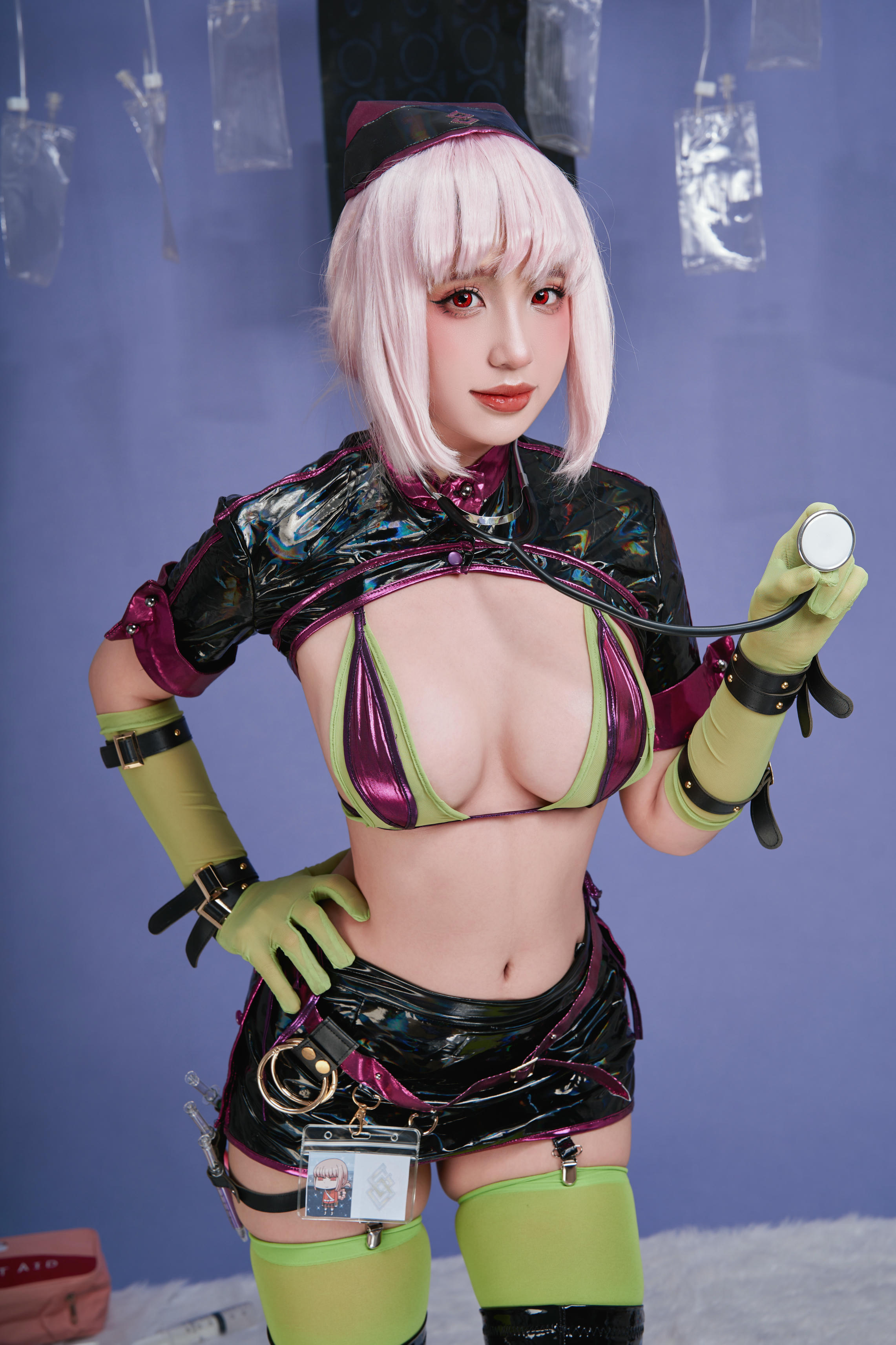 越南美女coser puypuychan - NO.015 FGO南丁格尔万圣礼装 [100P8V 1.04GB]-084. Nightingale-HD_第1集