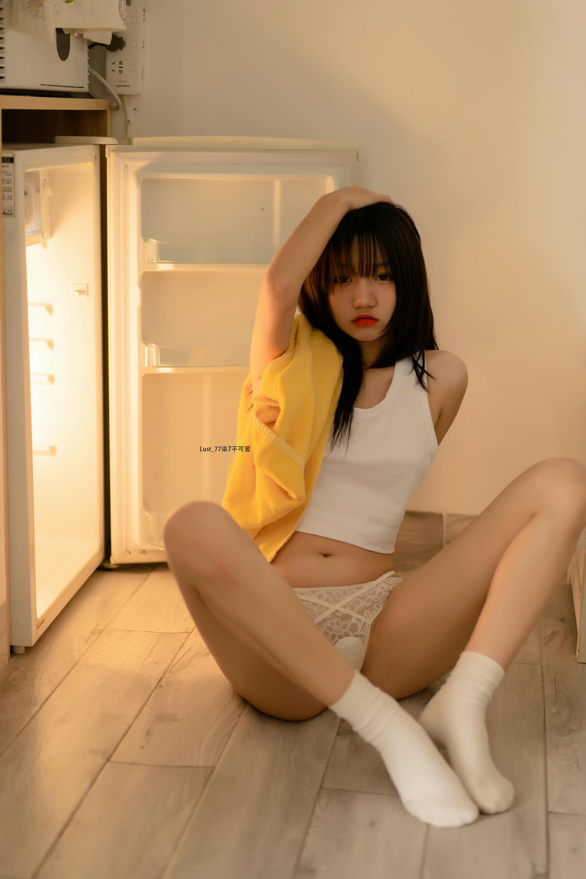 柒柒要乖哦 NO.040 柒柒不可爱 初恋背心 [117P-1.60GB]_第3集